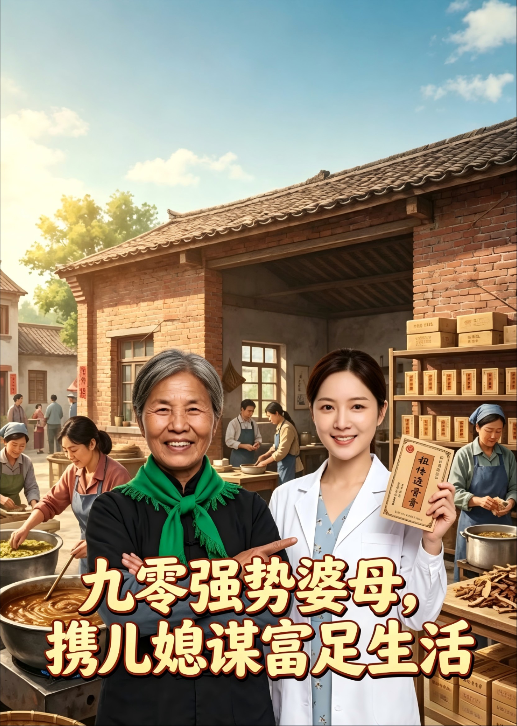 九零强势婆母，携儿媳谋富足生活