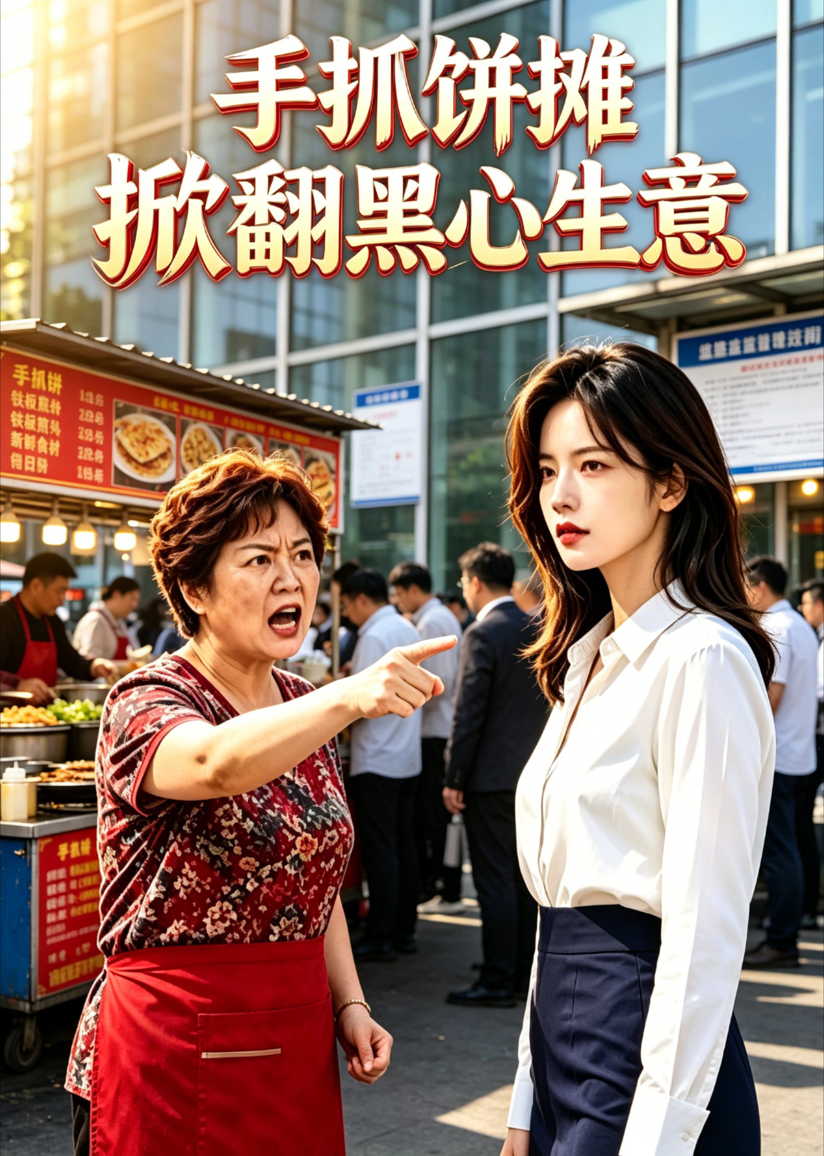 手抓饼摊掀翻黑心生意