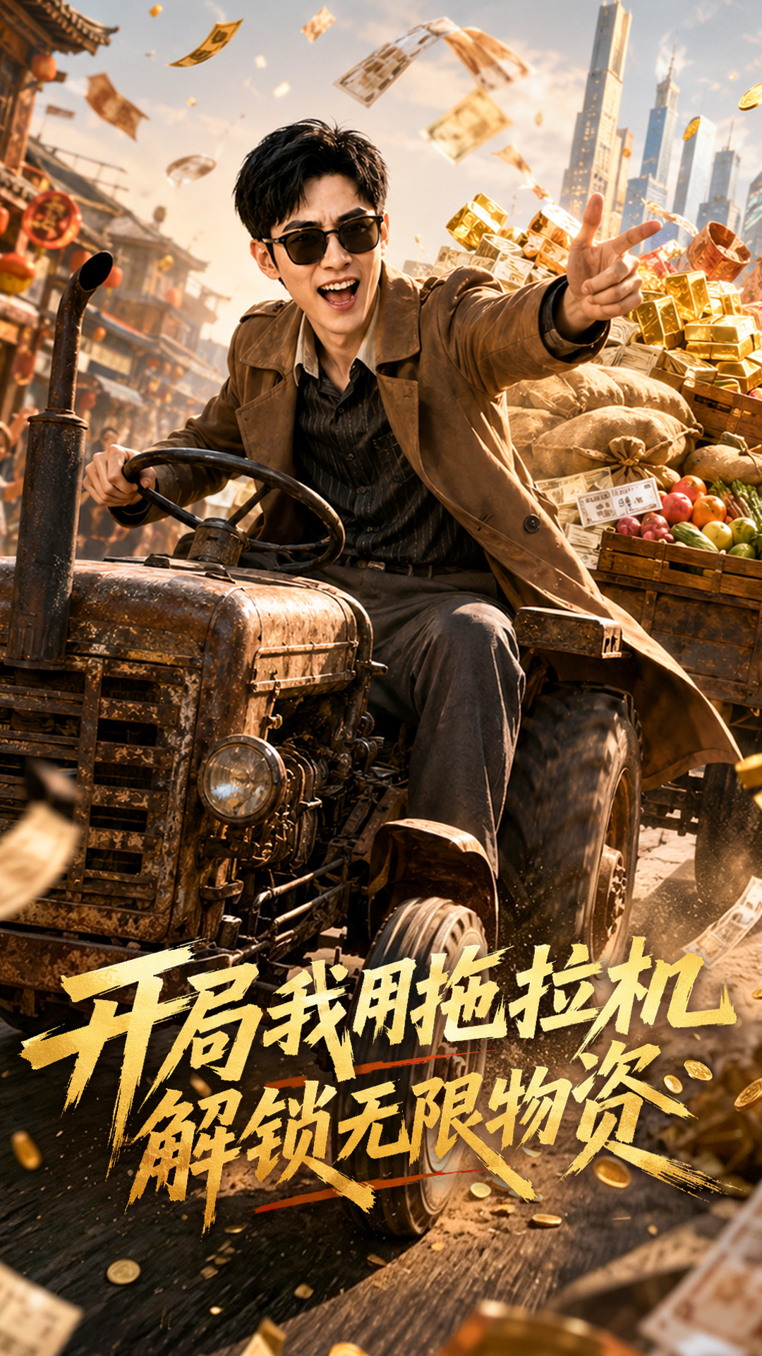 开局我用拖拉机解锁无限物资封面图