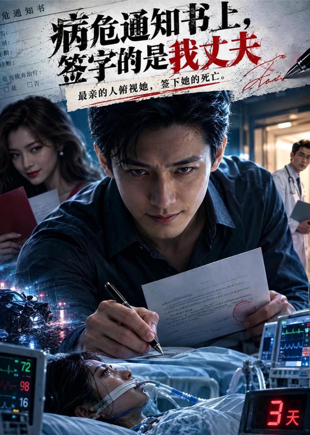 病危通知书上，签字的是我丈夫封面图