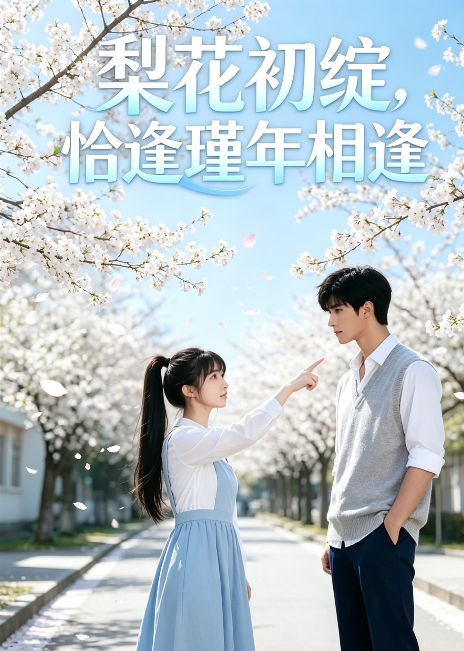 梨花初绽，恰逢瑾年相逢