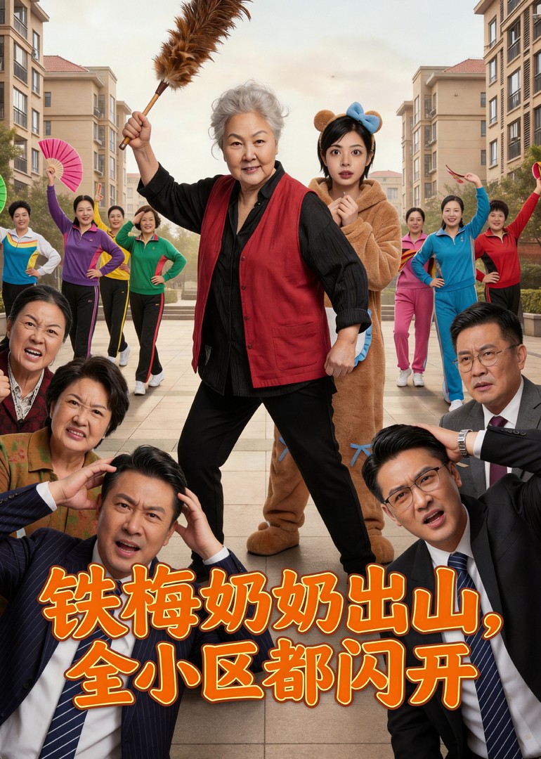 铁梅奶奶出山全小区都闪开