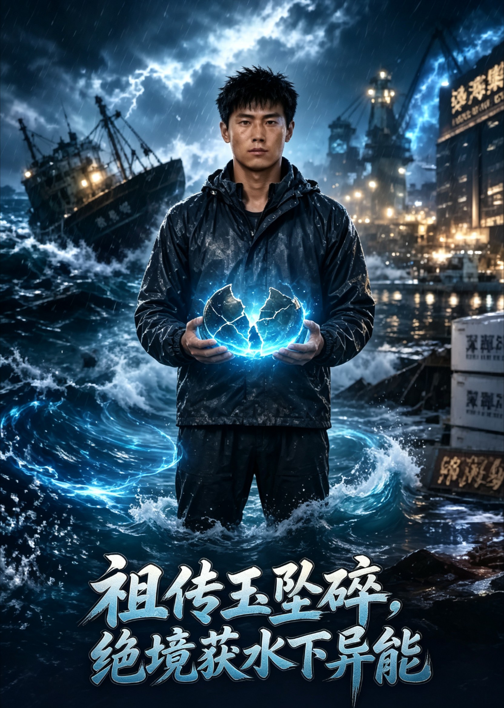 祖传玉坠碎，绝境获水下异能封面图