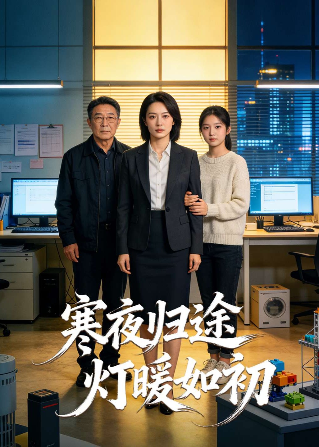 寒夜归途灯暖如初