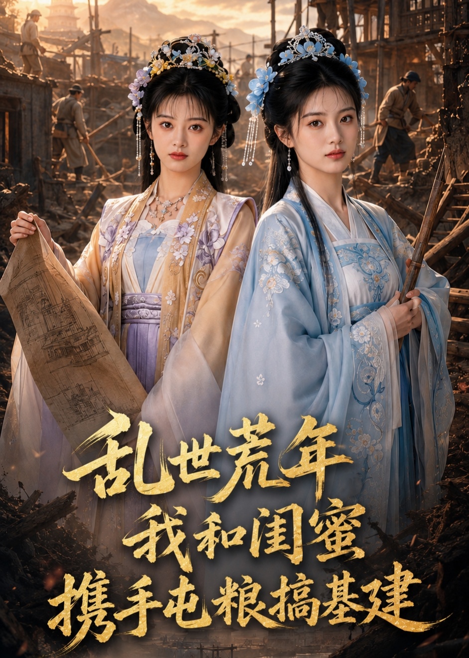 乱世荒年：我和闺蜜携手屯粮搞基建封面图