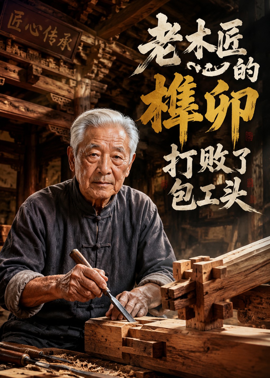 老木匠的榫卯，打败了包工头
