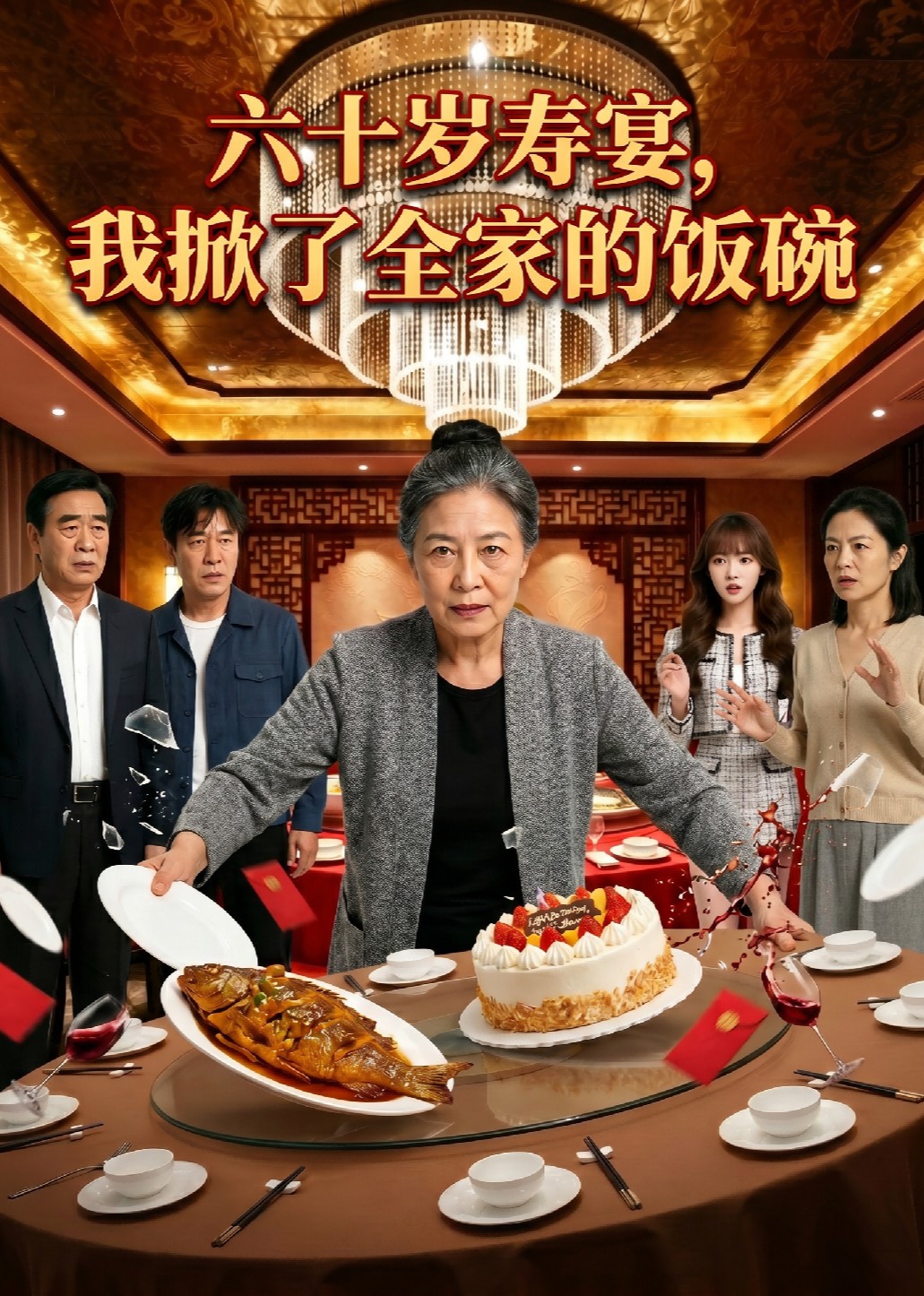 六十岁寿宴，我掀了全家的饭碗