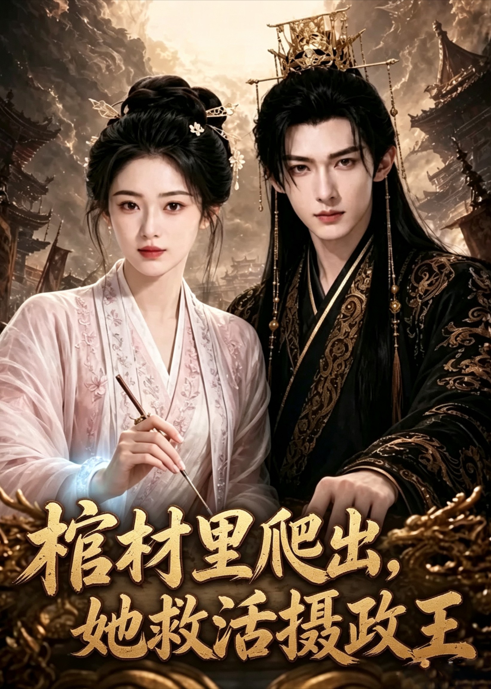 棺材里爬出，她救活摄政王