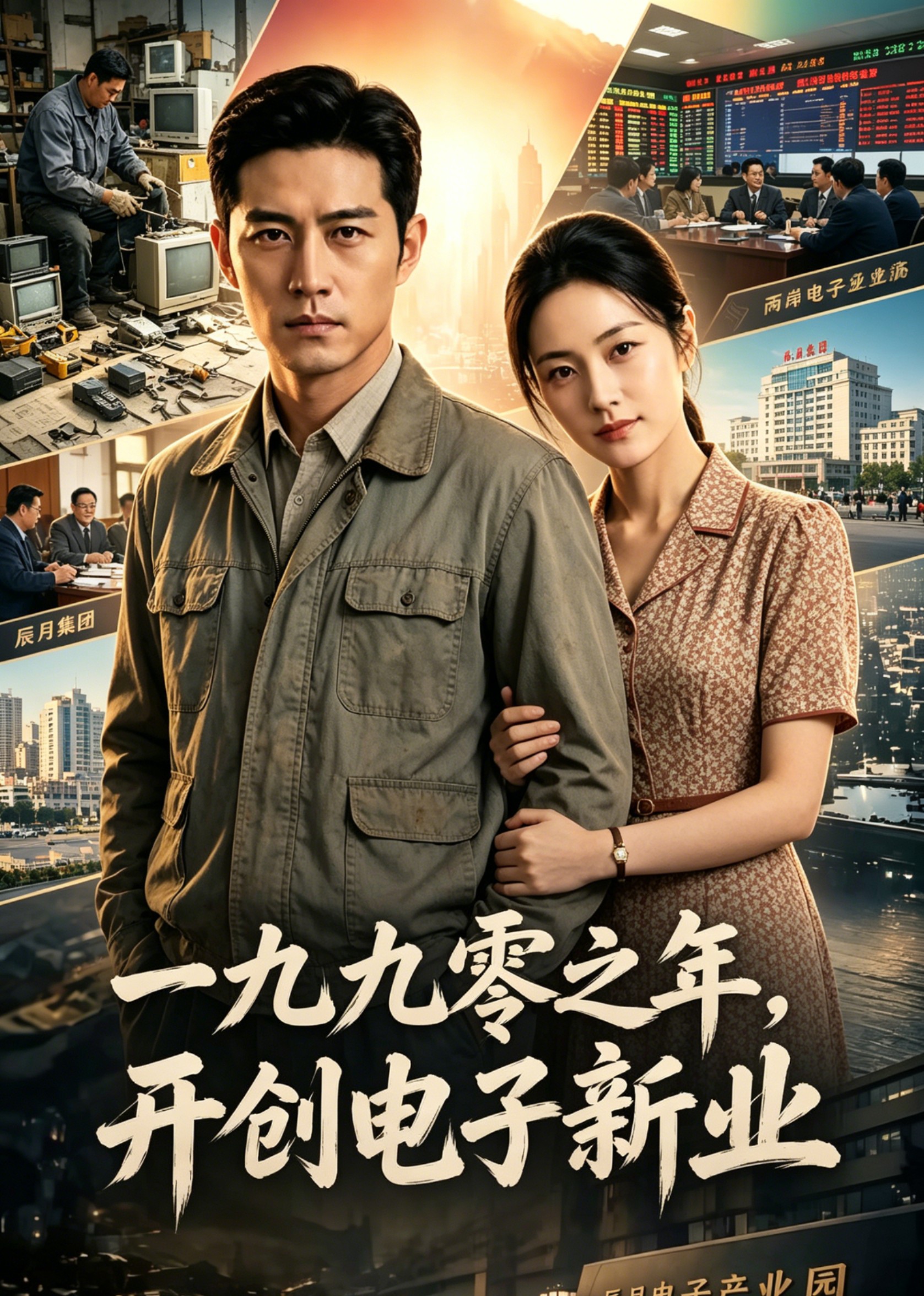 一九九零之年，开创电子新业