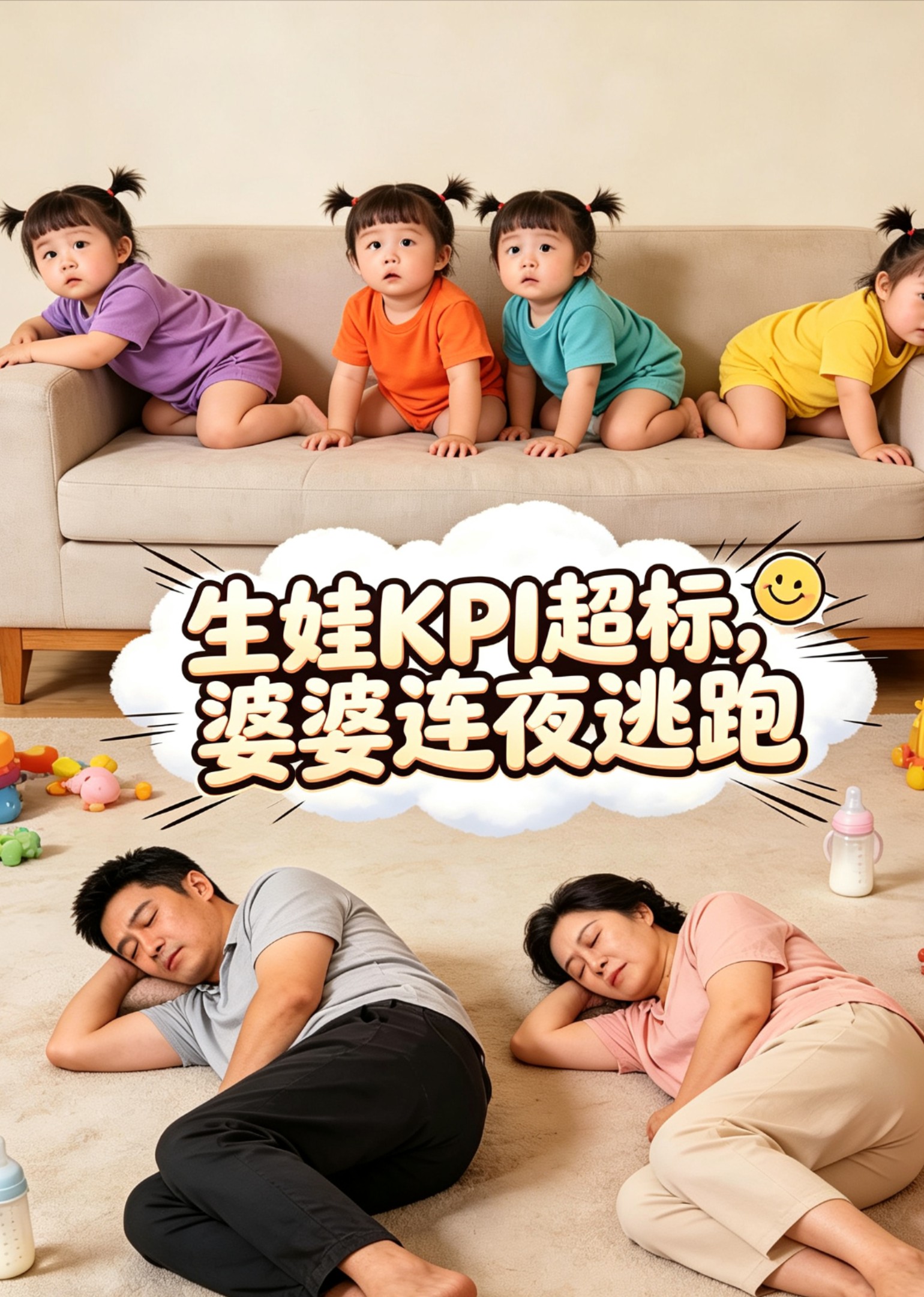 生娃KPI超标，婆婆连夜逃跑