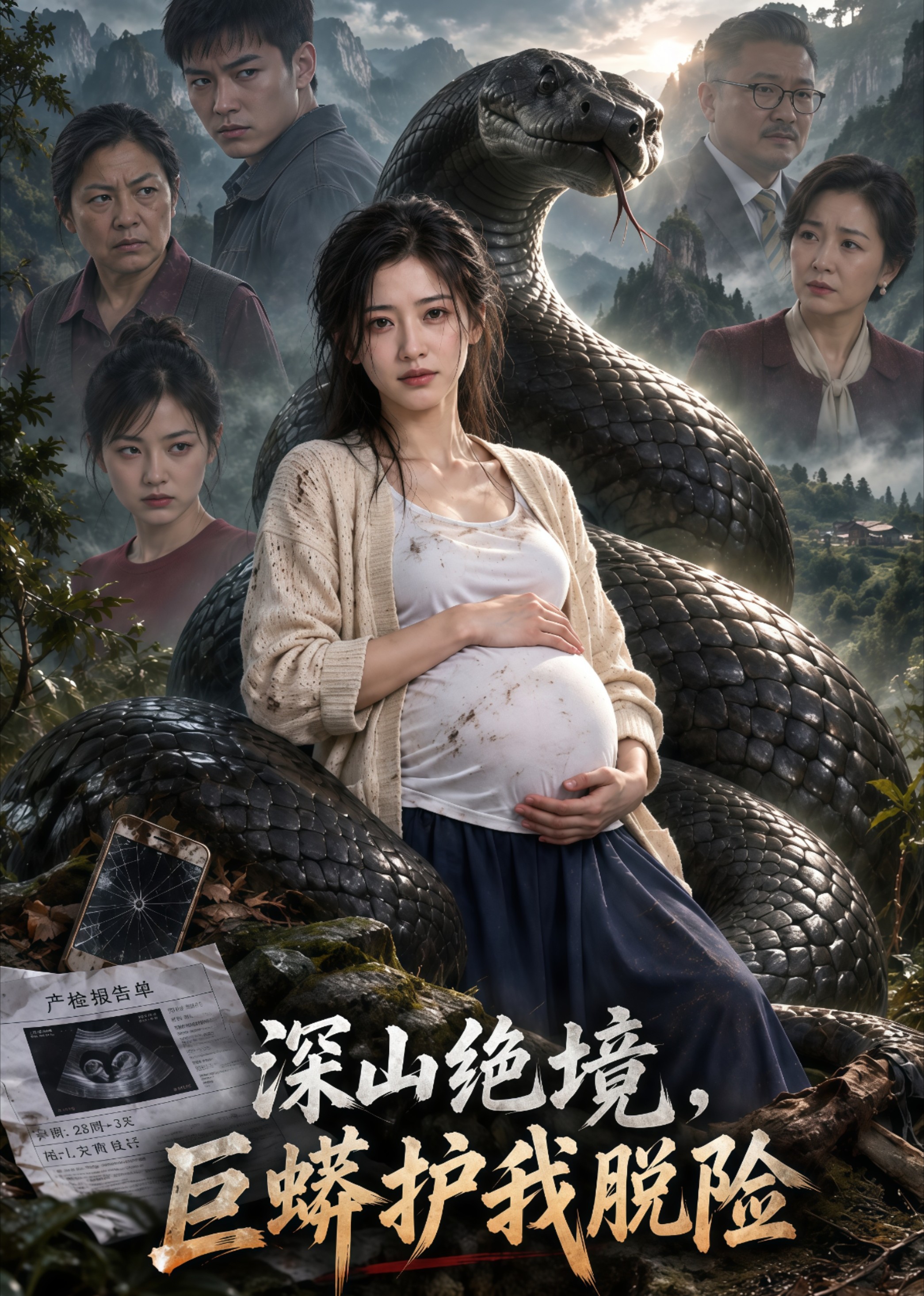 深山绝境，巨蟒护我脱险封面图