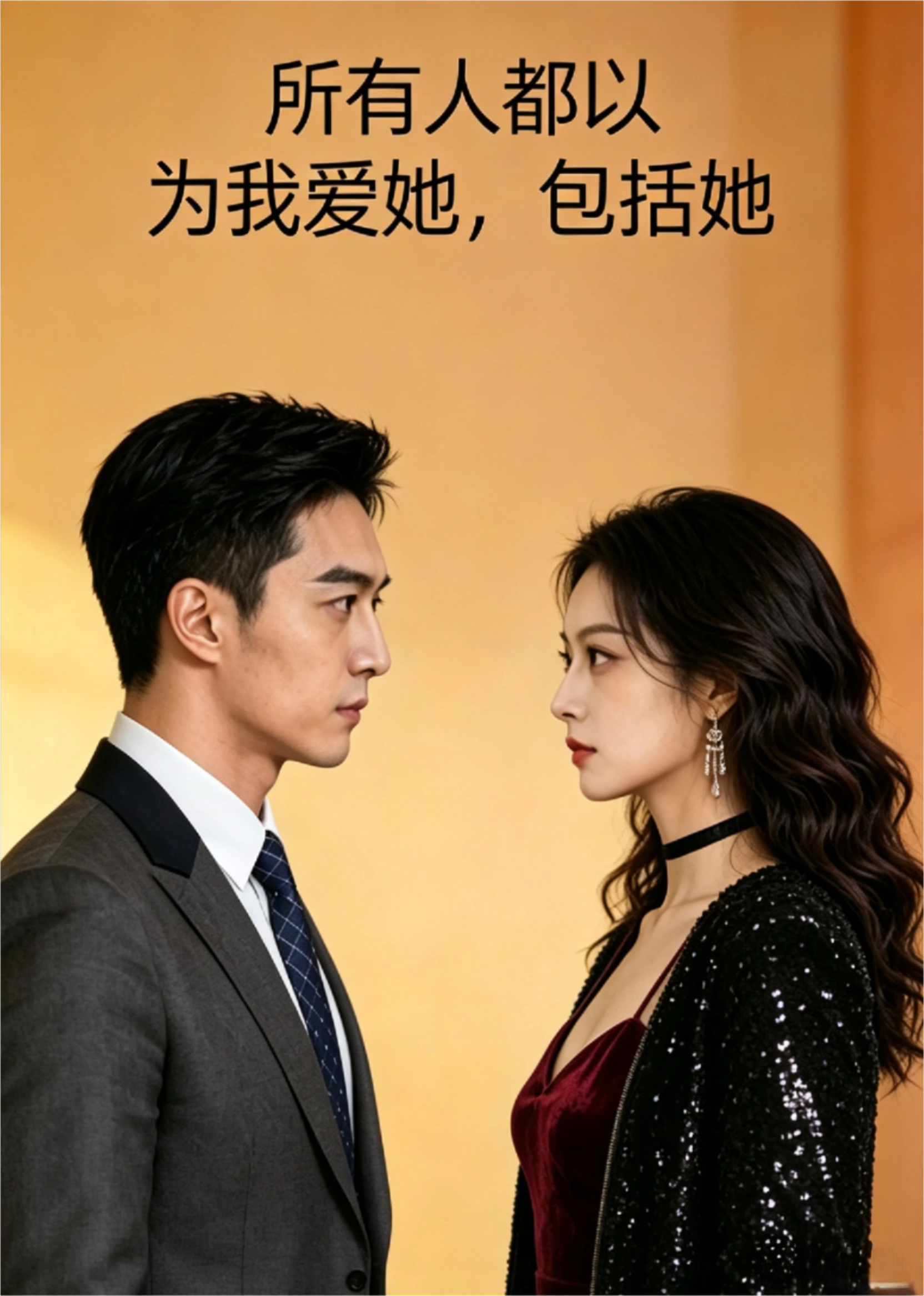 所有人都以为我爱她，包括她海报
