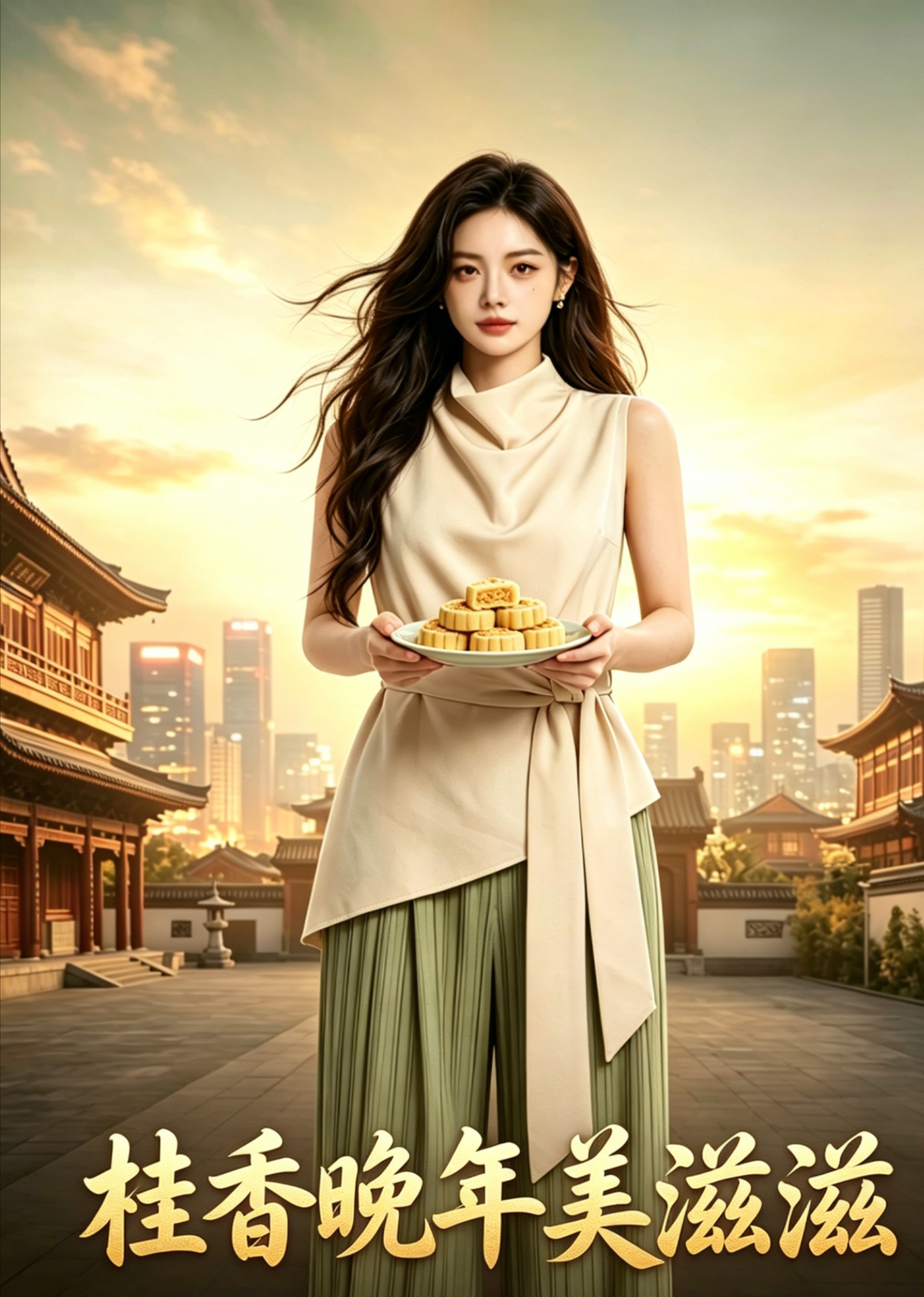 桂香晚年美滋滋