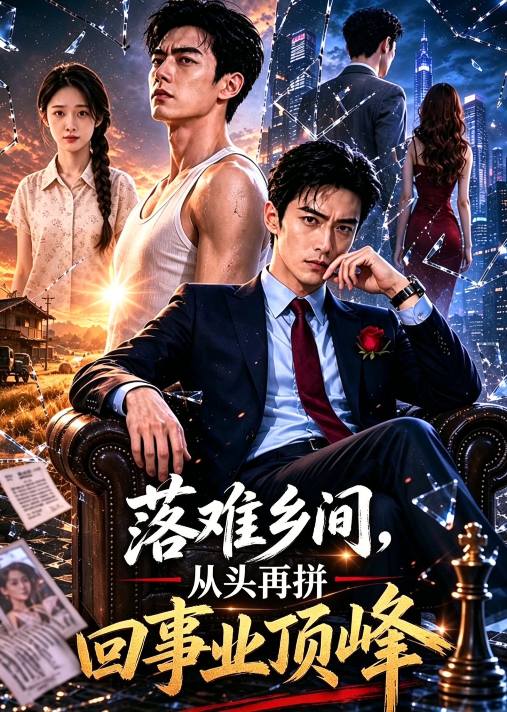 落难乡间，从头再拼回事业顶峰