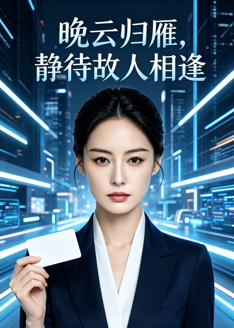 晚云归雁，静待故人相逢