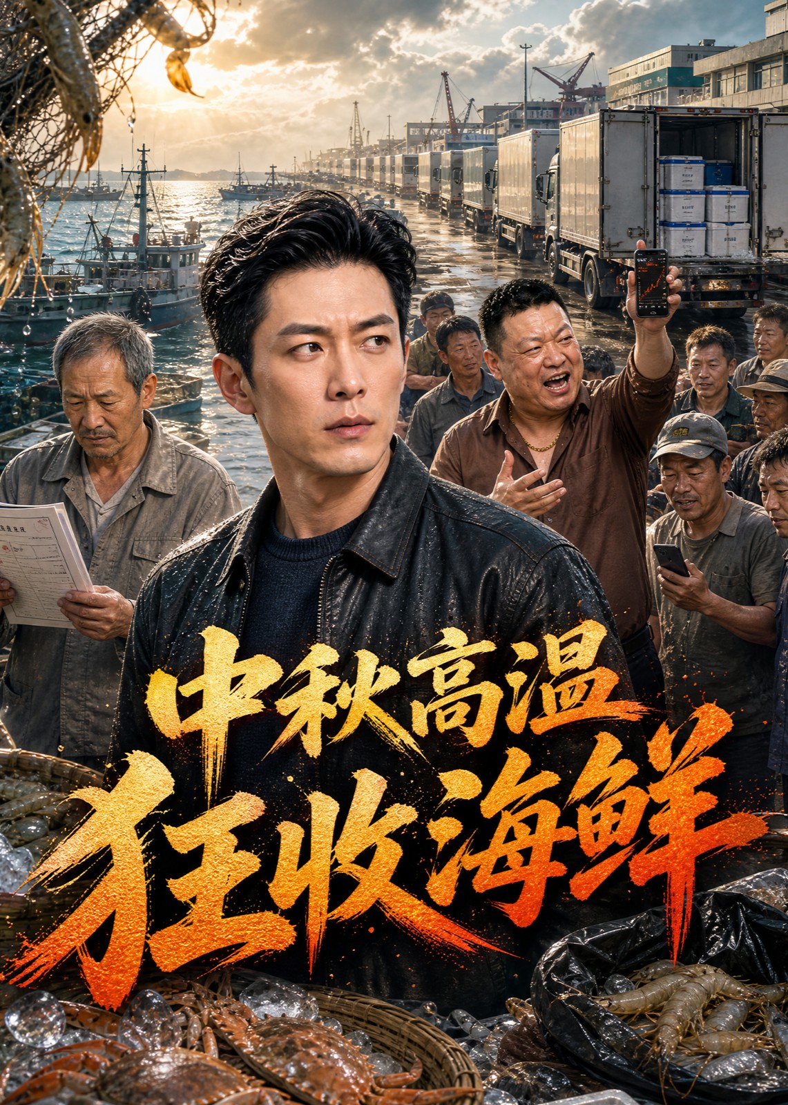 中秋高温狂收海鲜