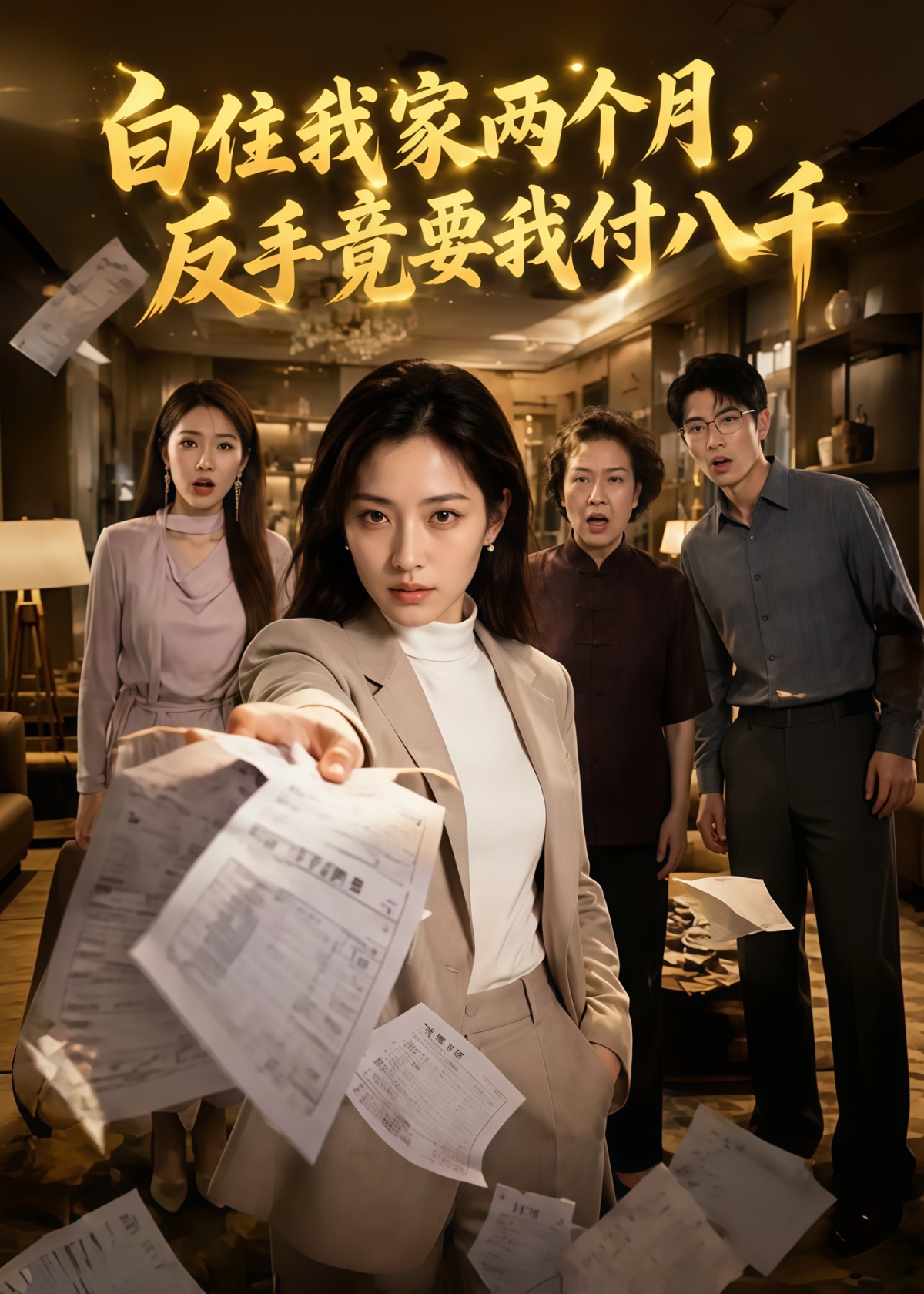 白住我家两个月，反手竟要我付八千封面图