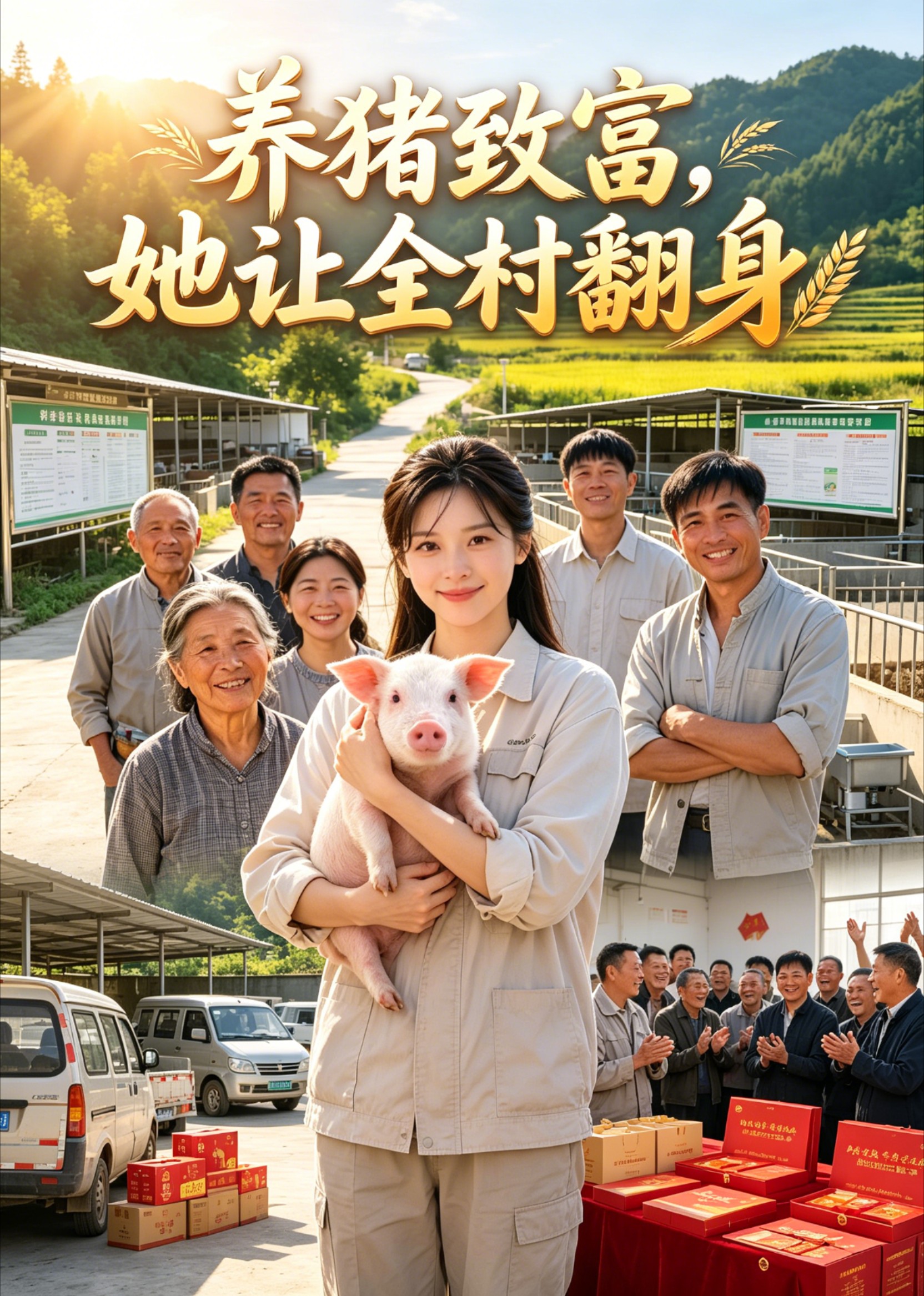 养猪致富，她让全村翻身