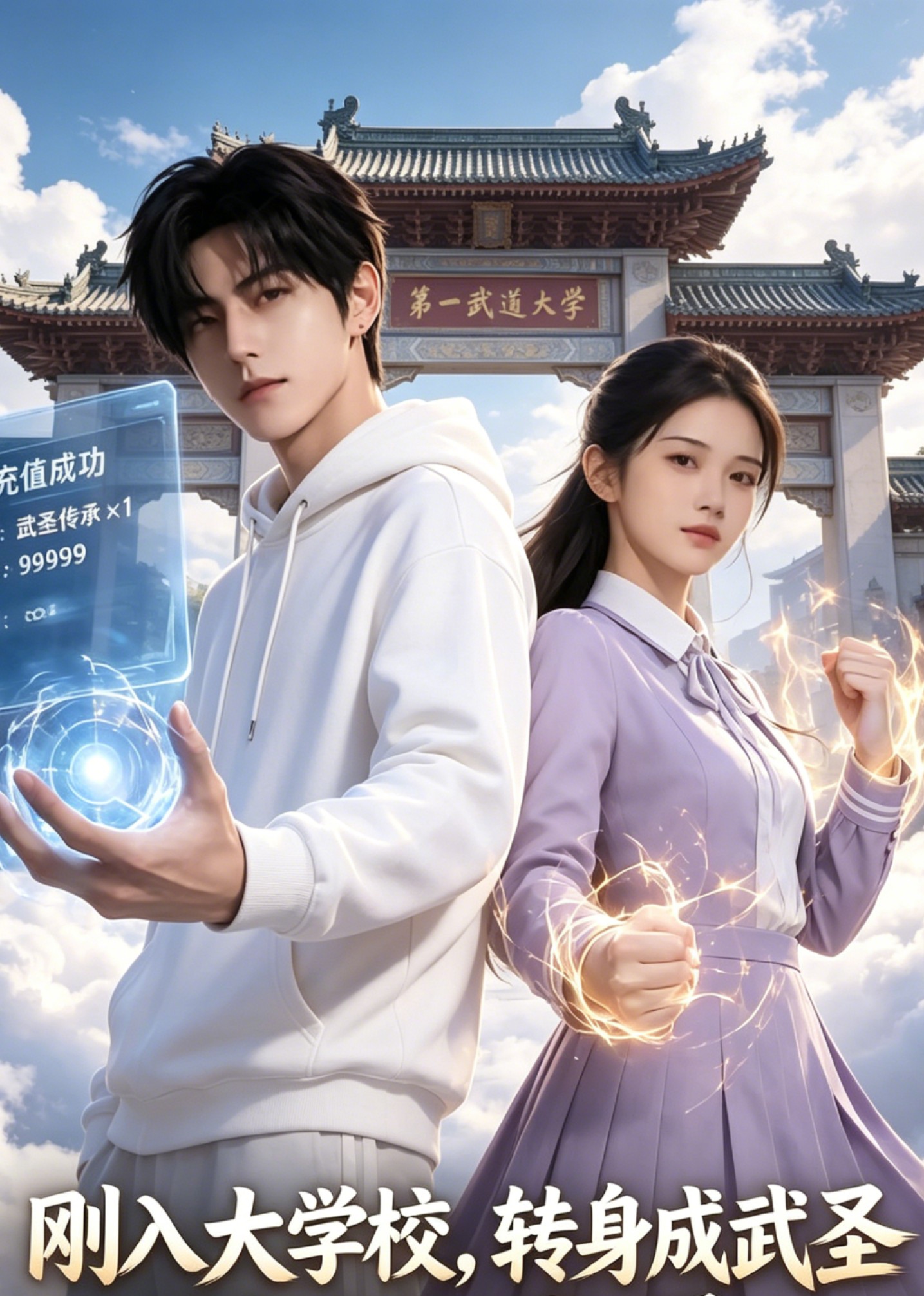 刚入大学校，转身成武圣