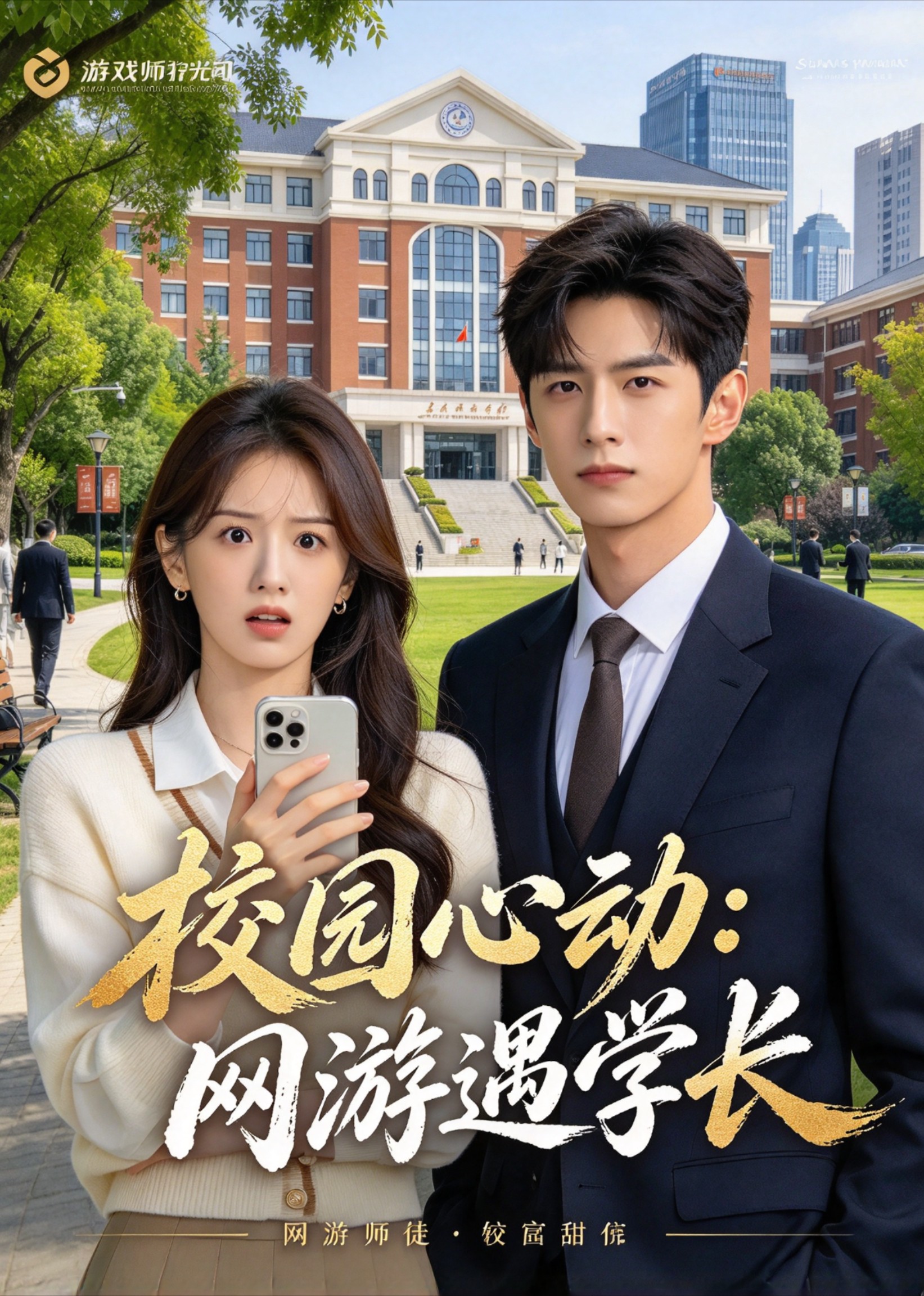 校园心动：网游遇学长封面图