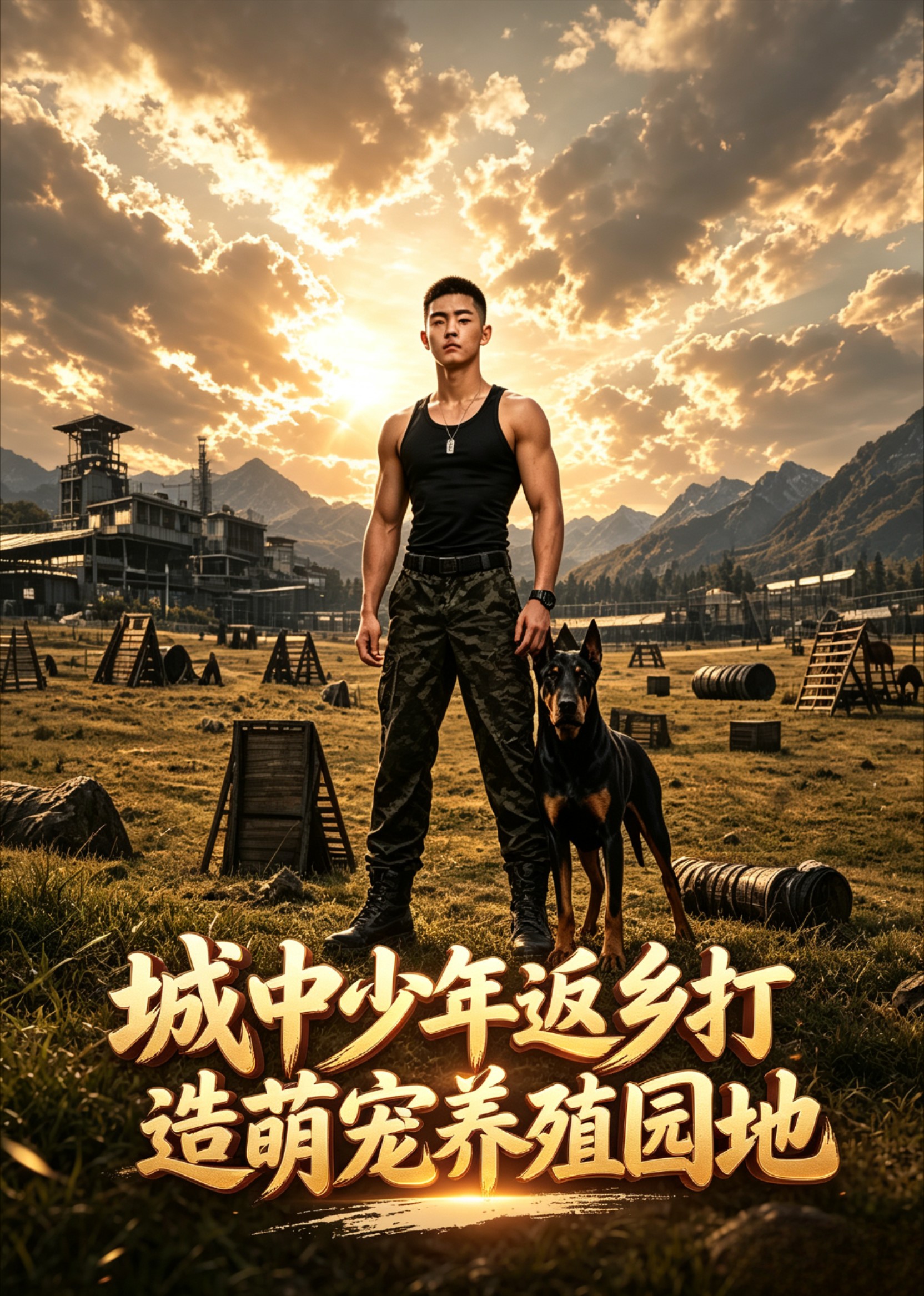城中少年返乡打造萌宠养殖园地