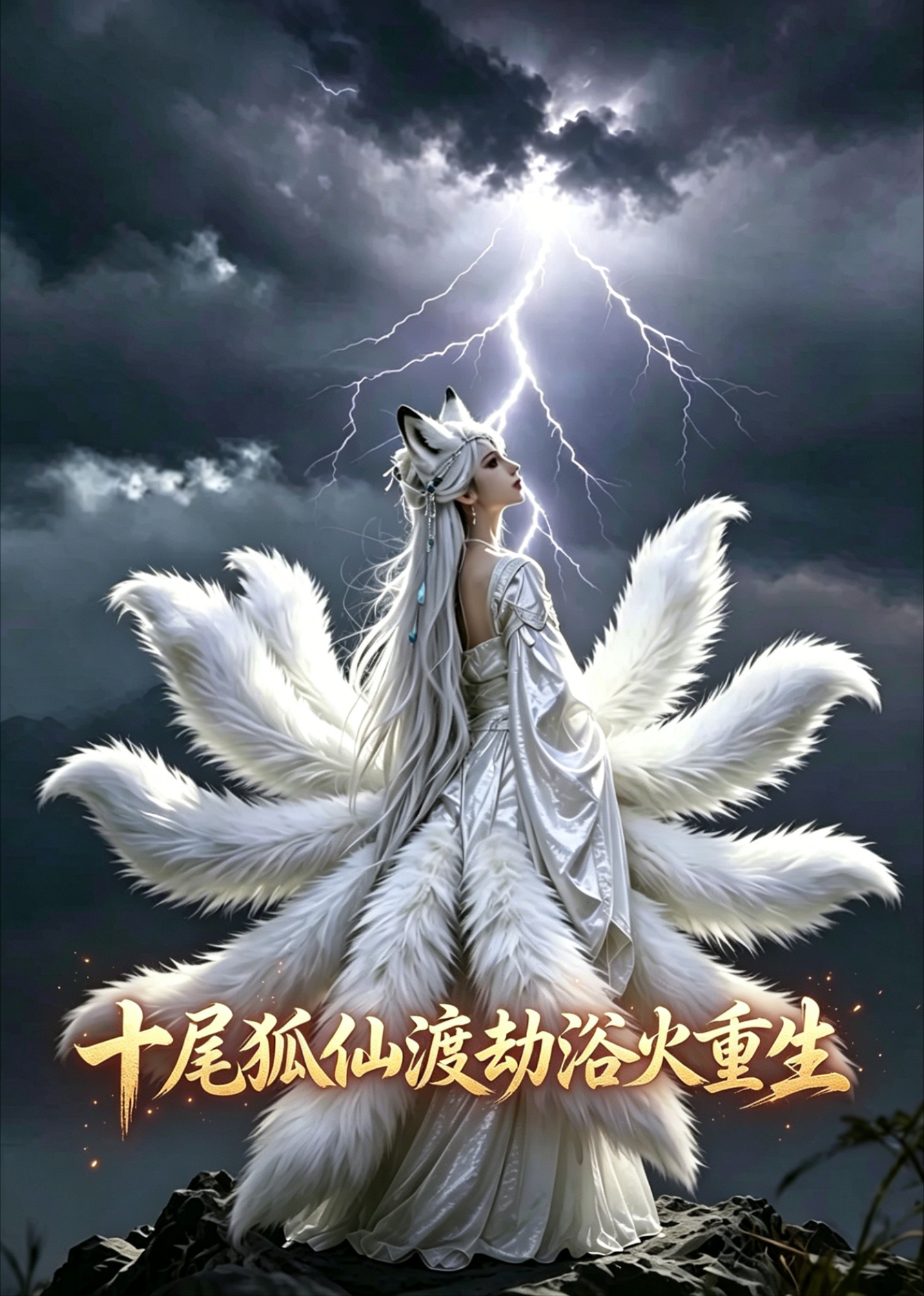 十尾狐仙渡劫浴火重生