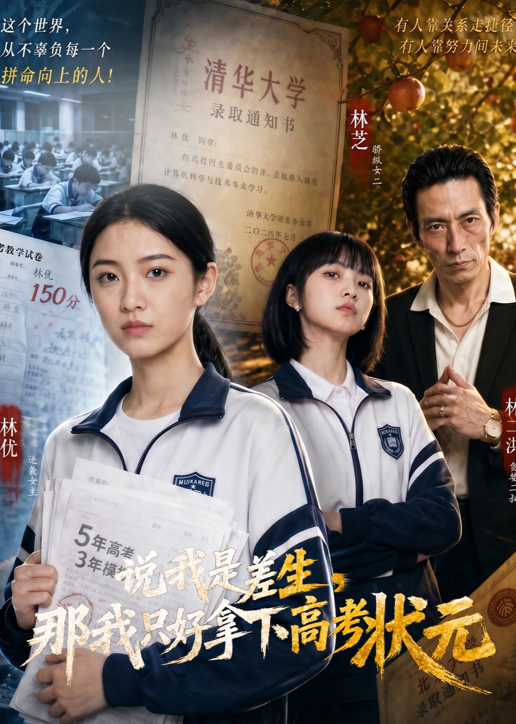 说我是差生，那我只好拿下高考状元