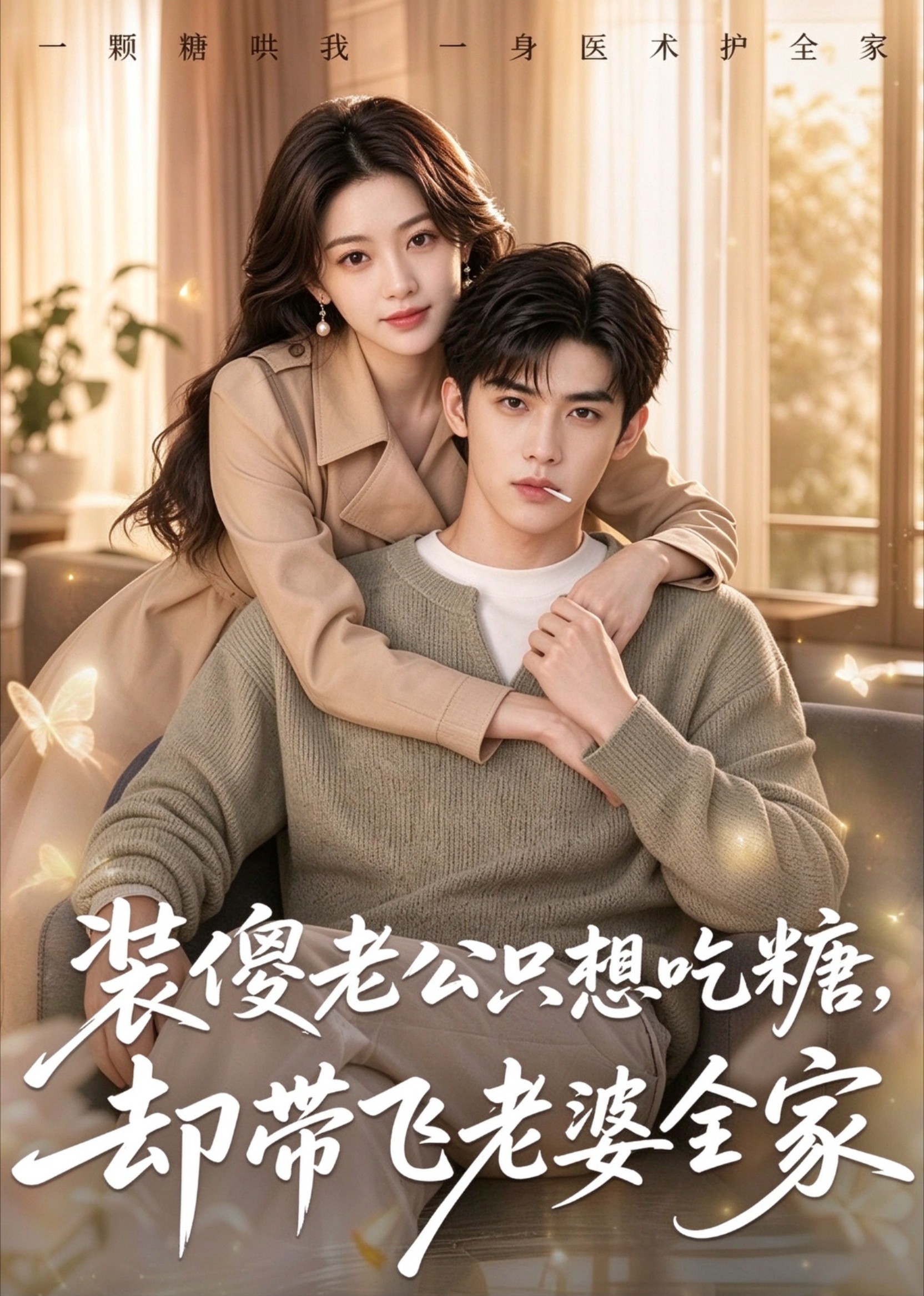 装傻老公只想吃糖，却带飞老婆全家封面图