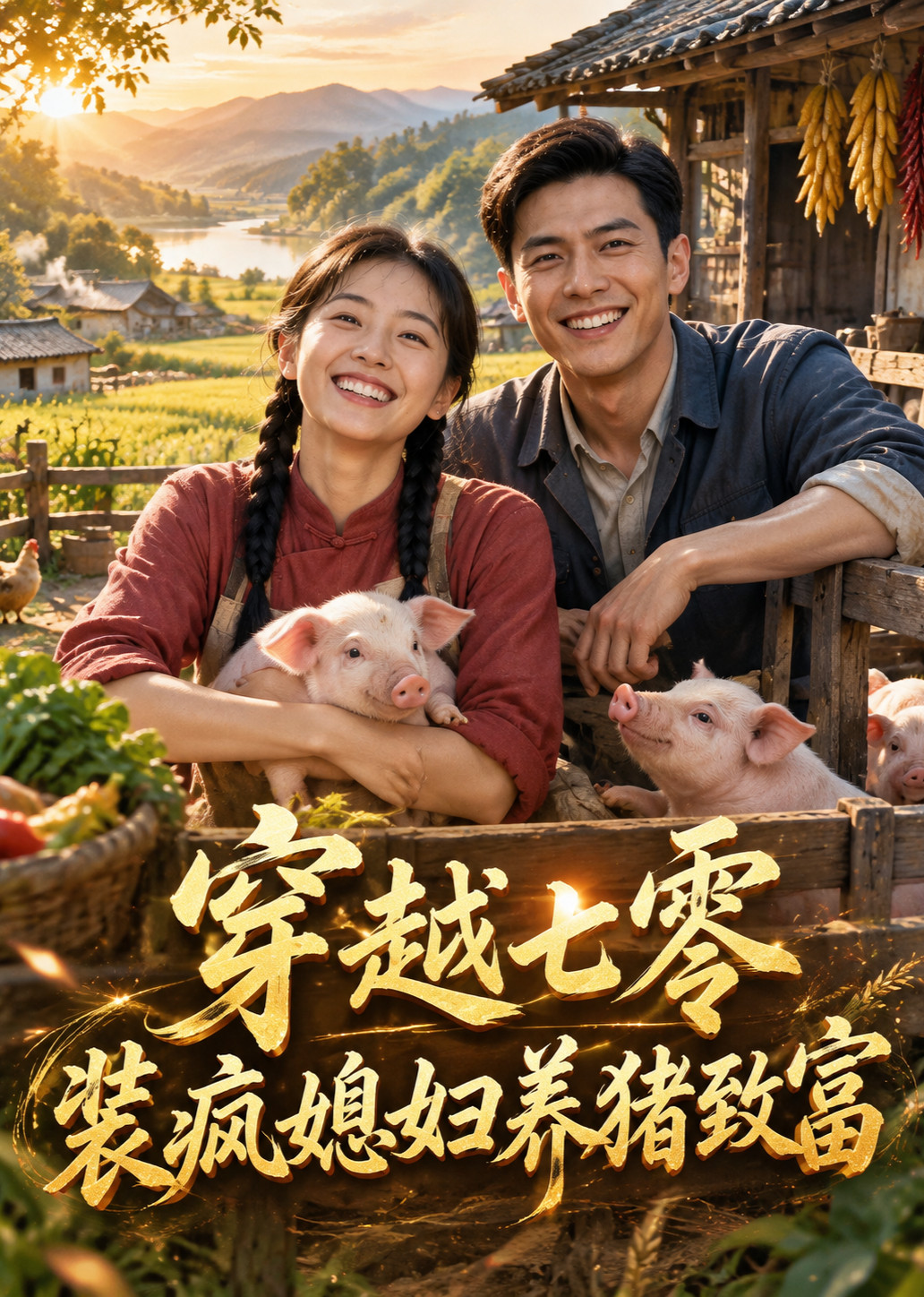 穿越七零：装疯媳妇养猪致富封面图