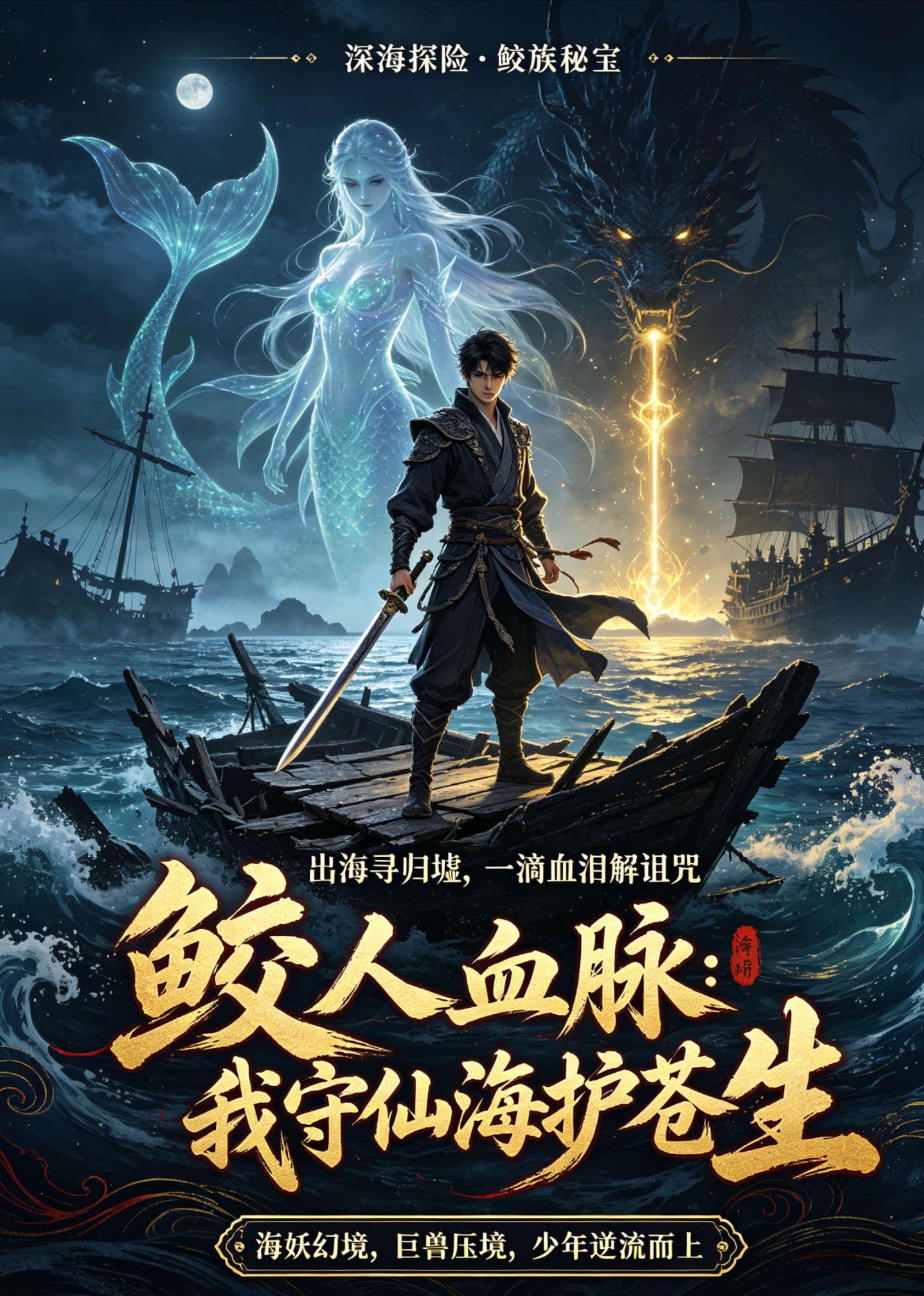 鲛人血脉：我守仙海护苍生