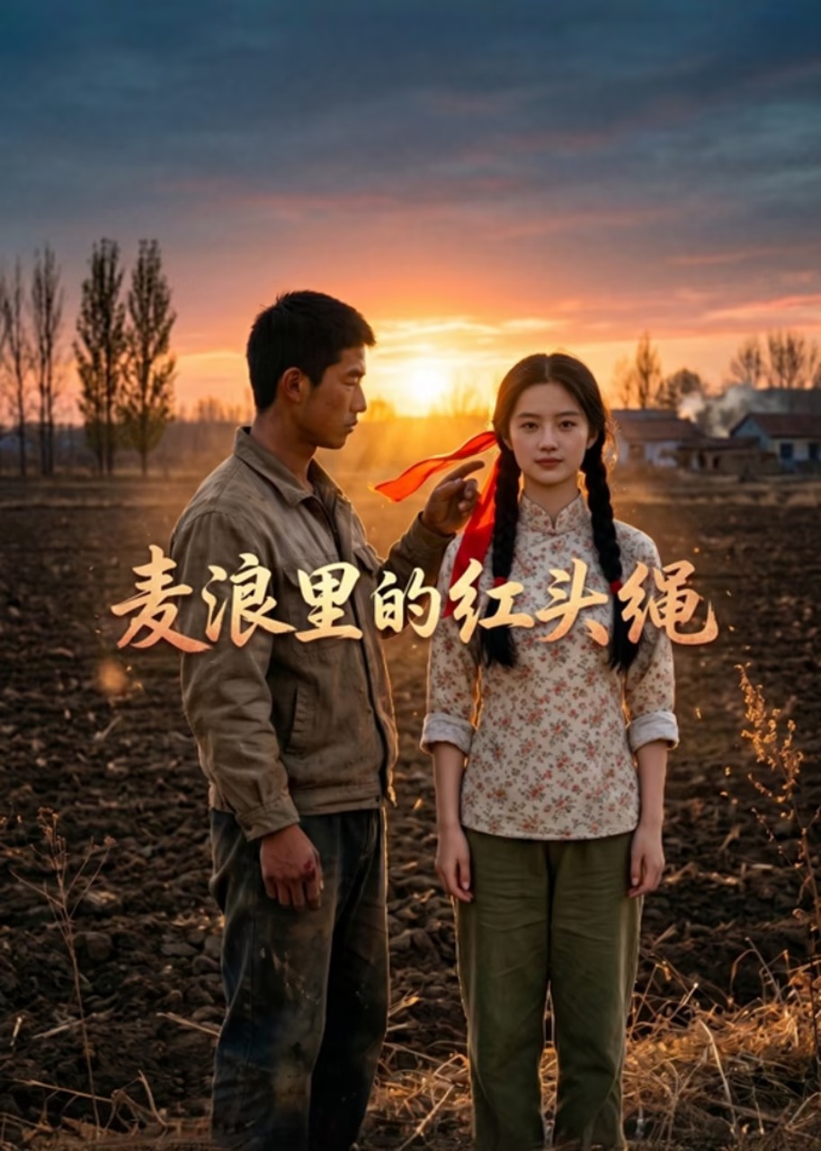 麦浪里的红头绳