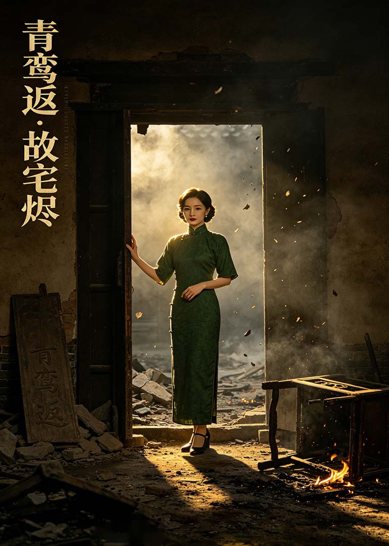 青鸾返，故宅烬