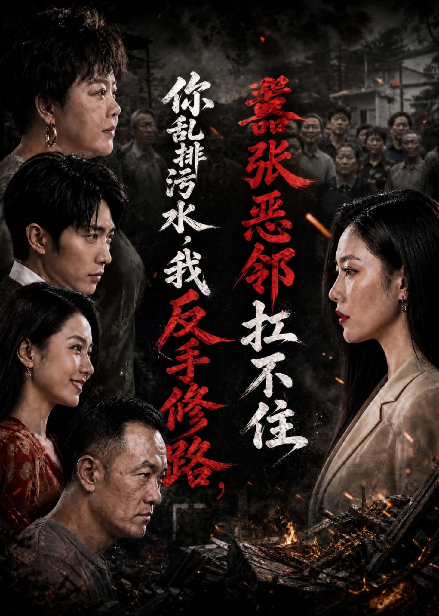 你乱排污水我反手修路，嚣张恶邻扛不住
