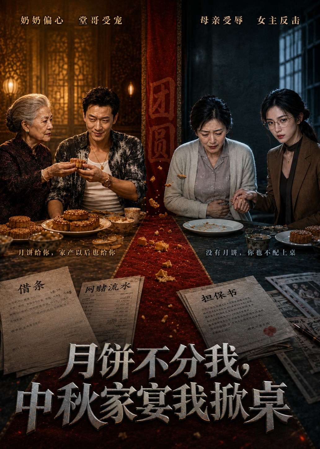 月饼不分我，中秋家宴我掀桌