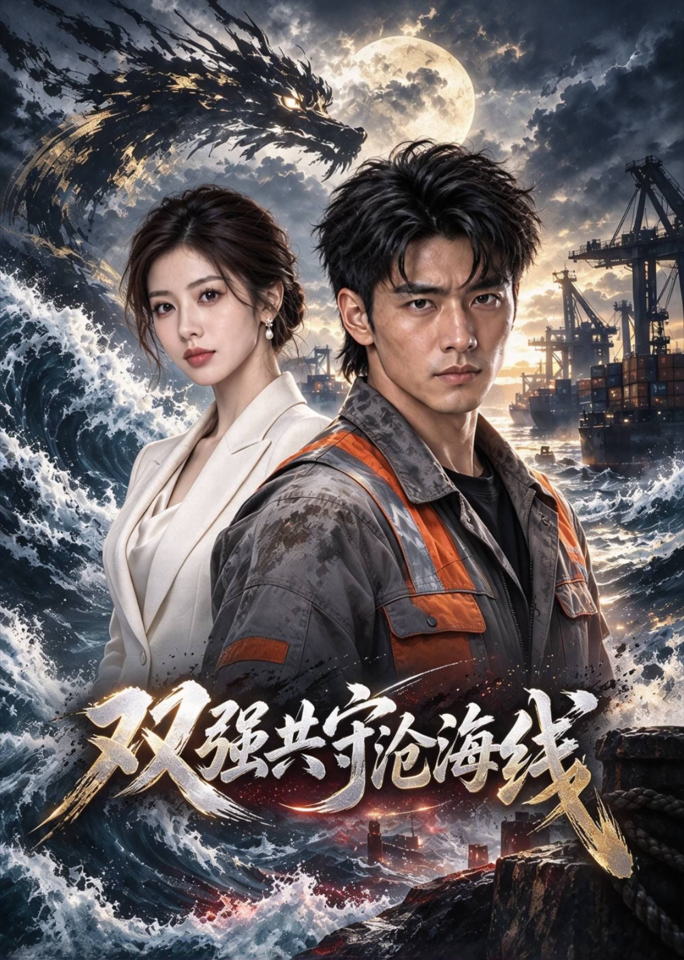 双强共守沧海线 海报