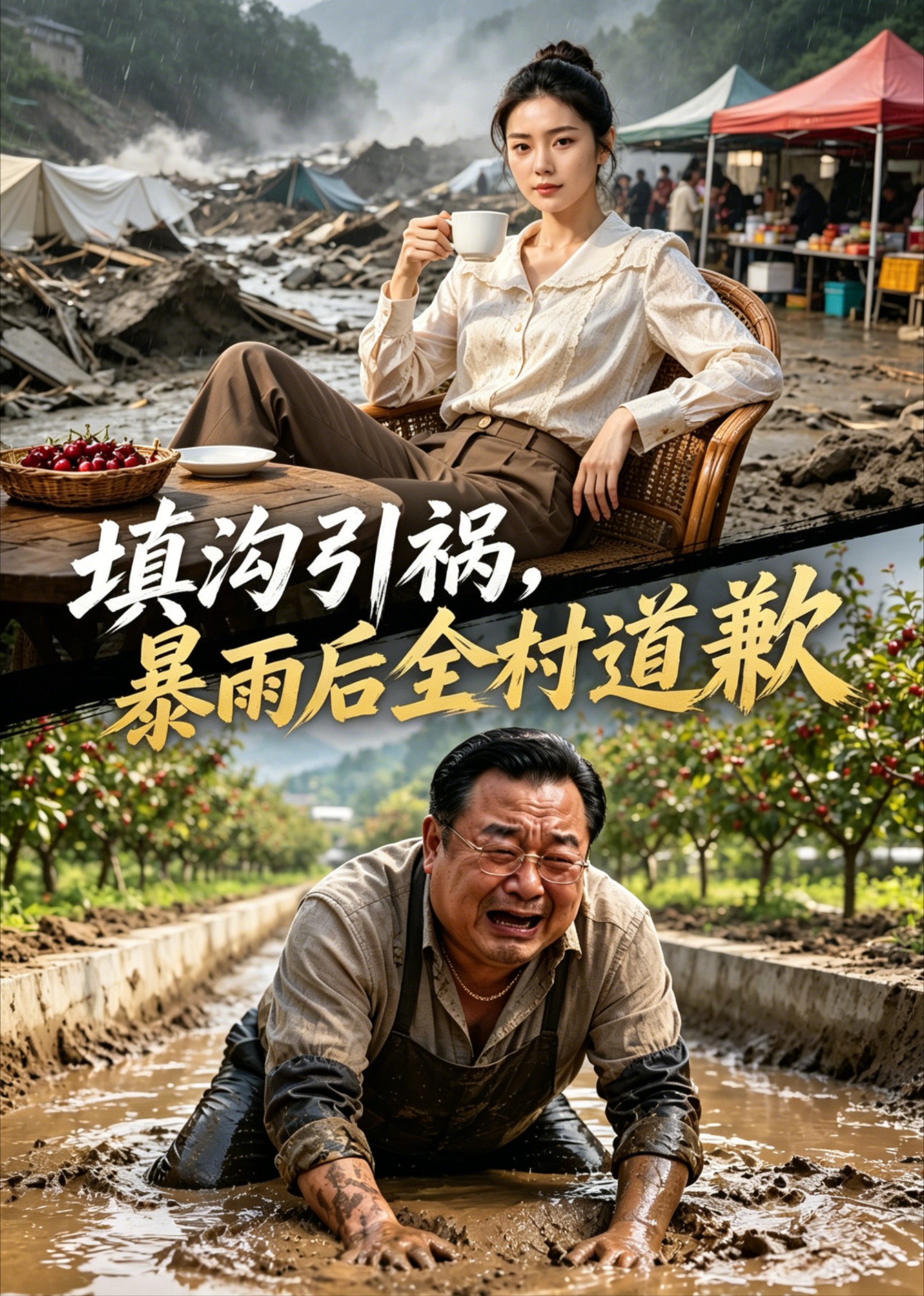 填沟引祸，暴雨后全村道歉