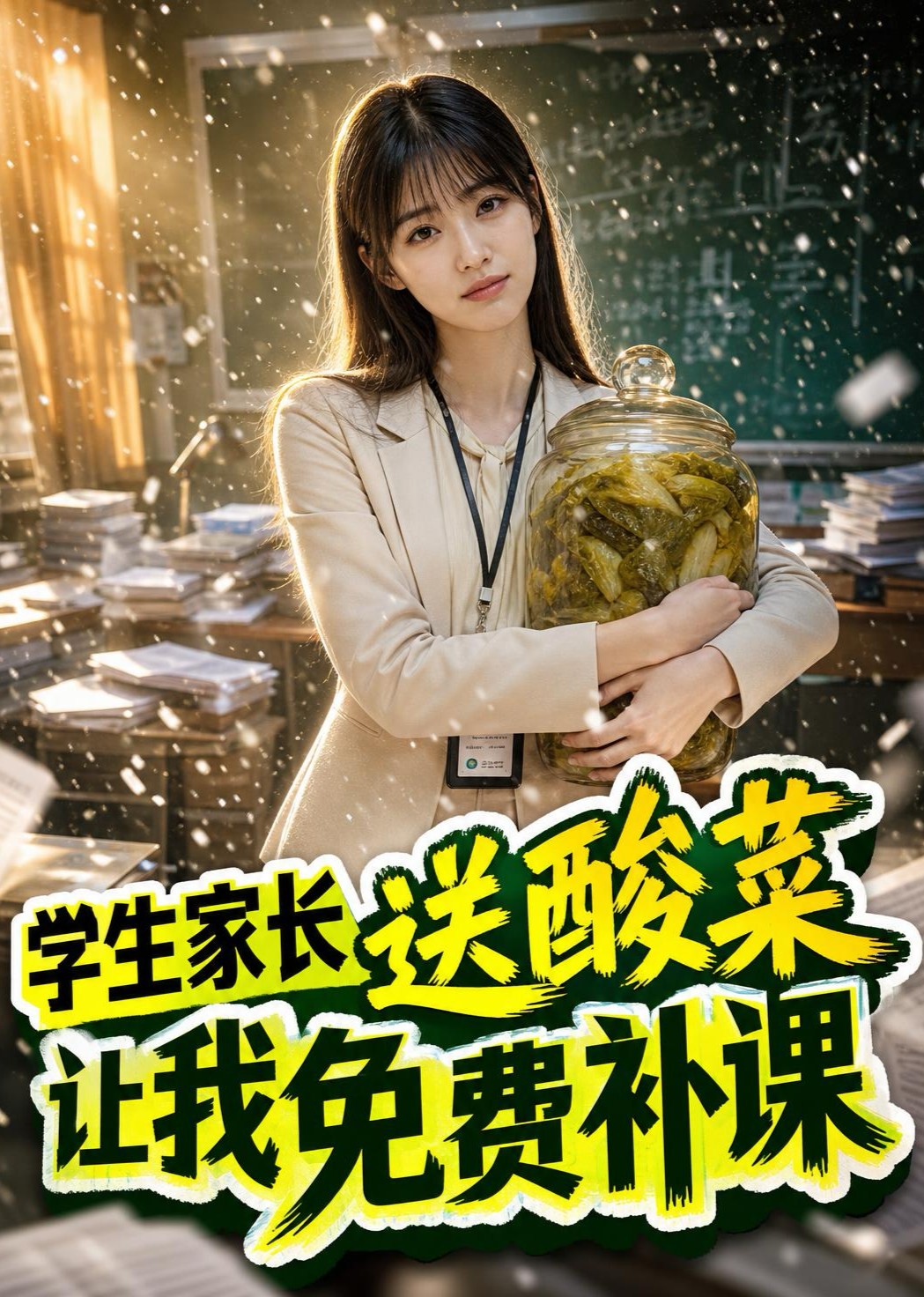 学生家长送酸菜让我免费补课