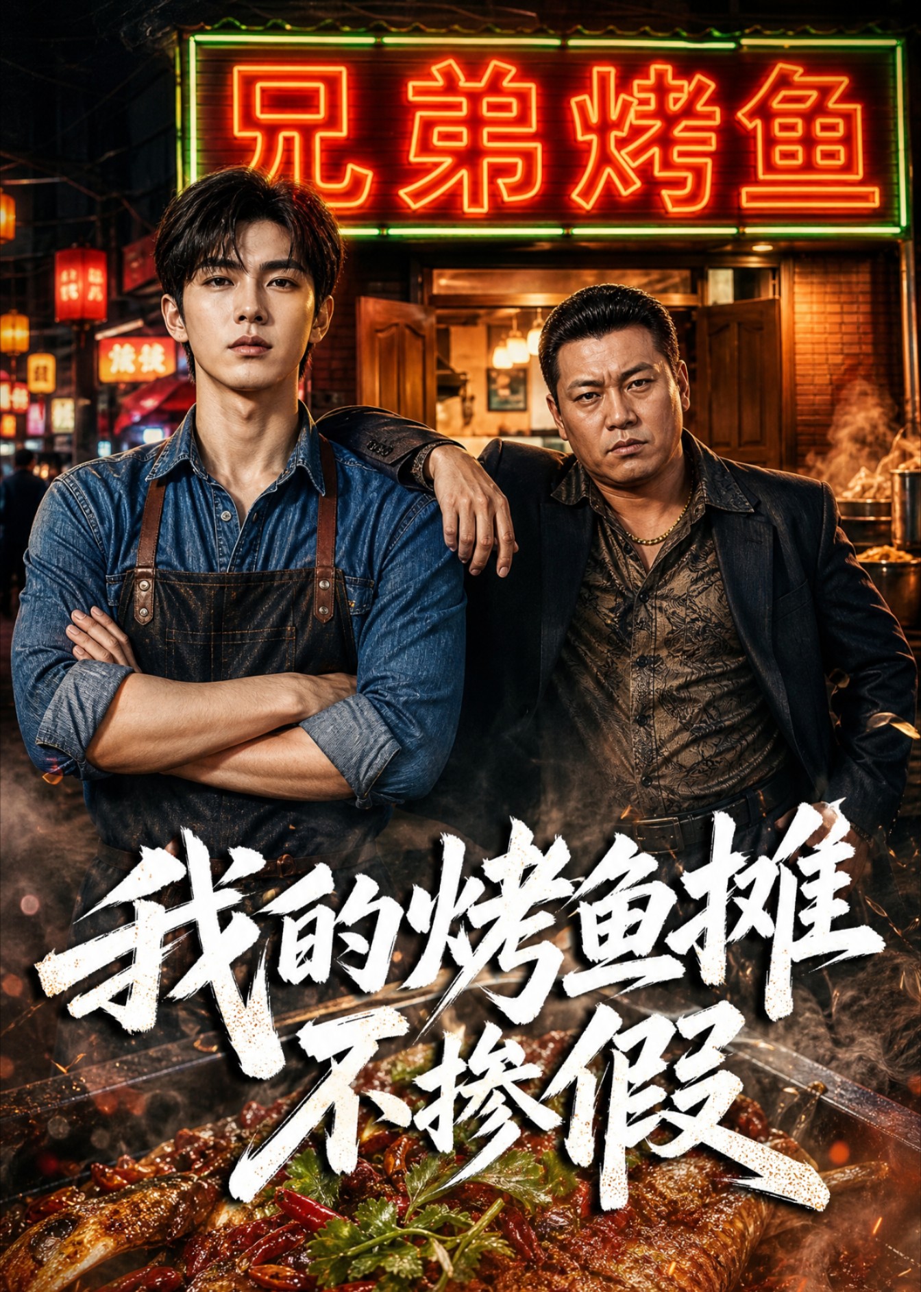 我的烤鱼摊不掺假