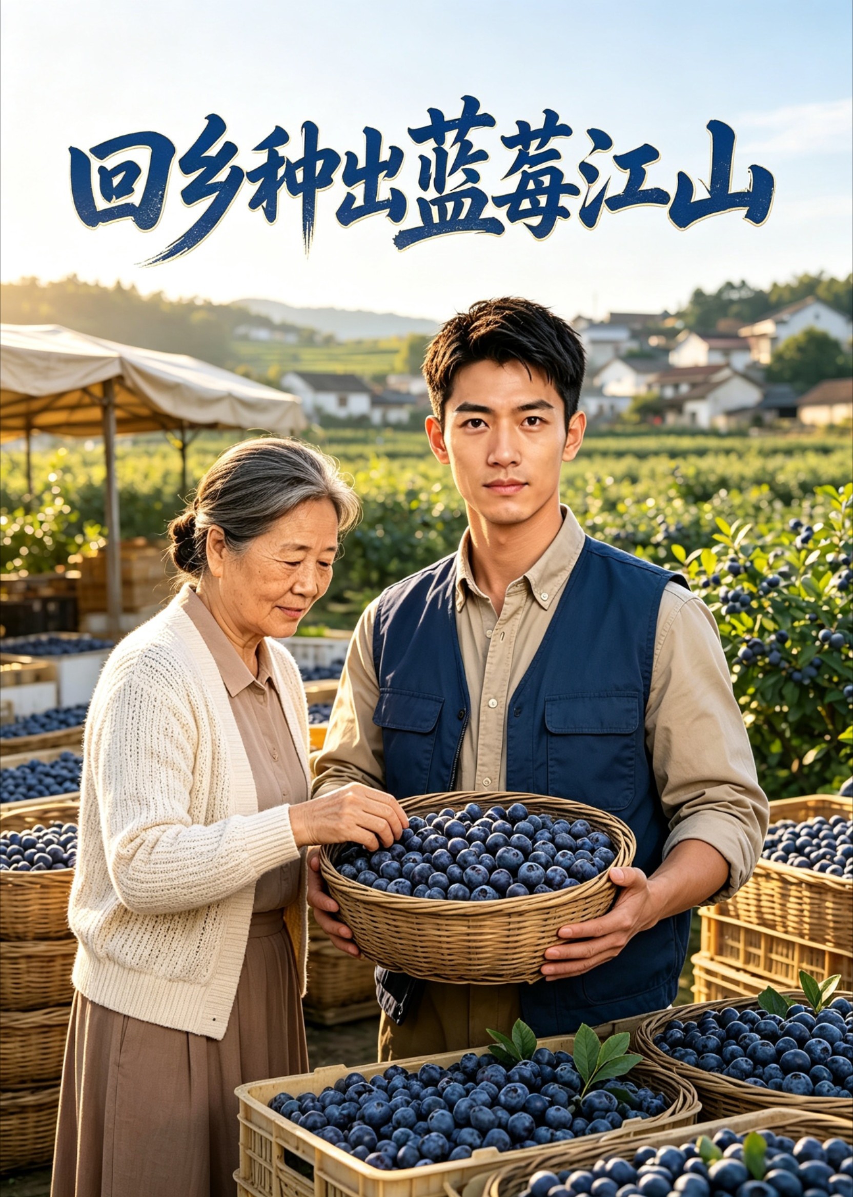 回乡种出蓝莓江山