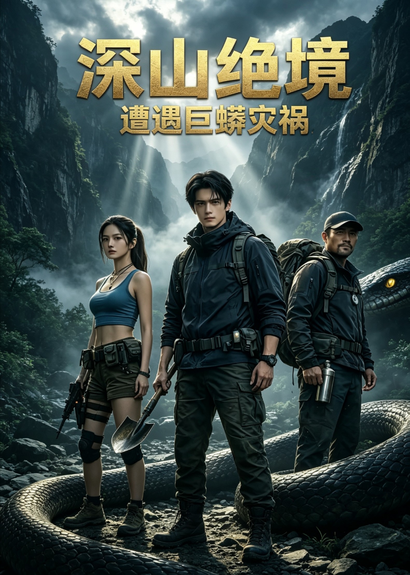 深山绝境，遭遇巨蟒灾祸