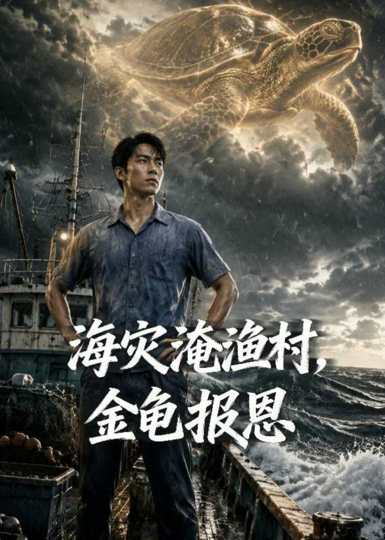 海灾淹渔村，金龟报恩