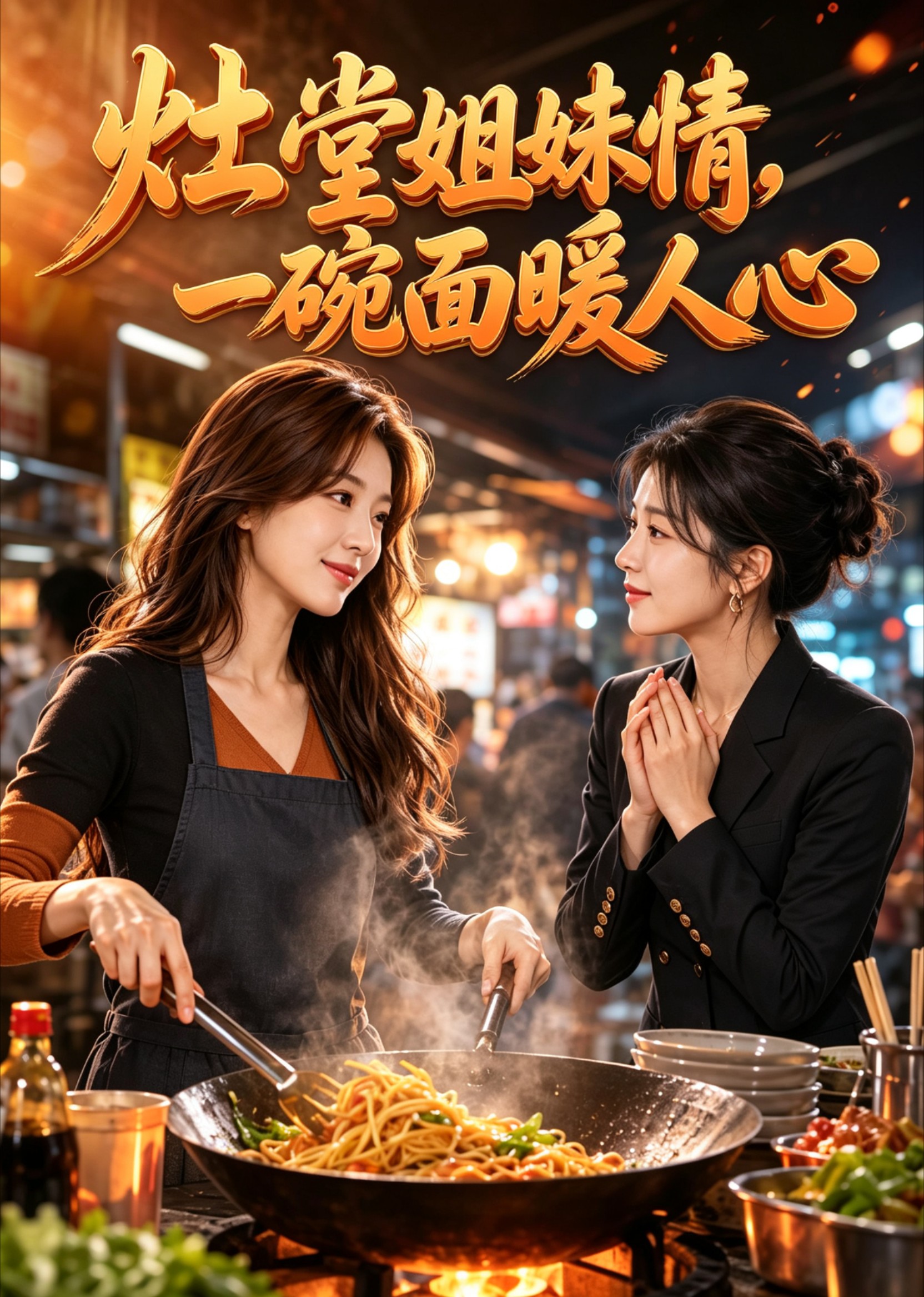 灶堂姐妹情，一碗面暖人心