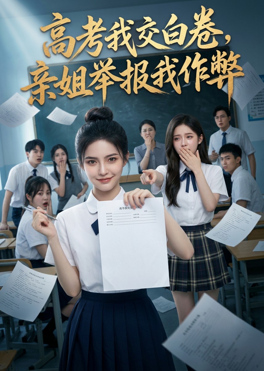 高考我交白卷，亲姐举报我作弊