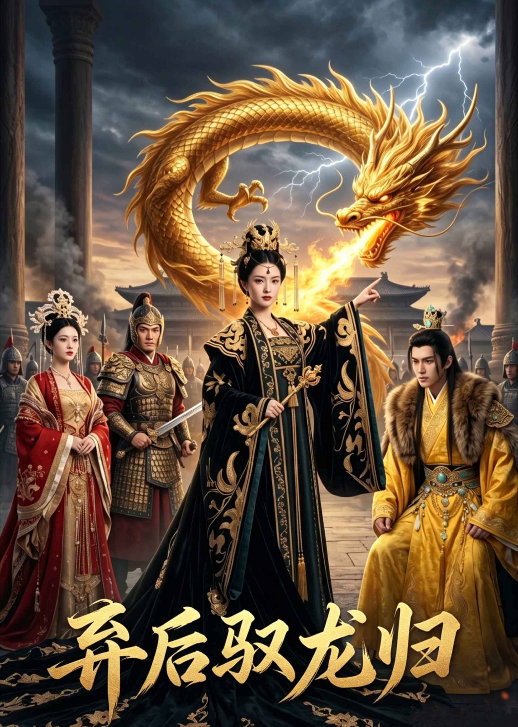 弃后驭龙归