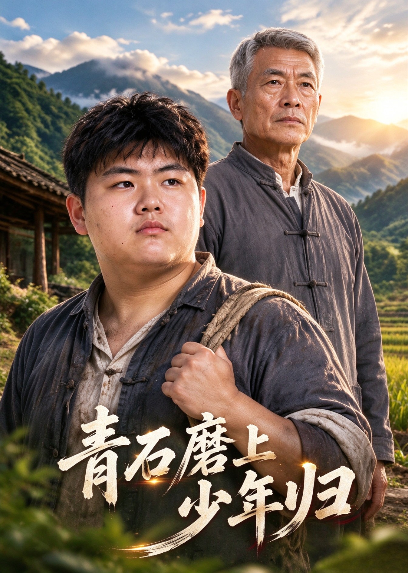 青石磨上少年归封面图