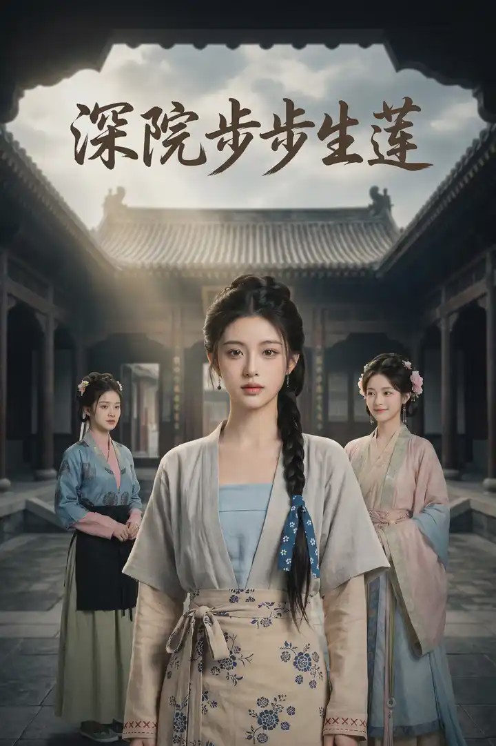 深院步步生莲
