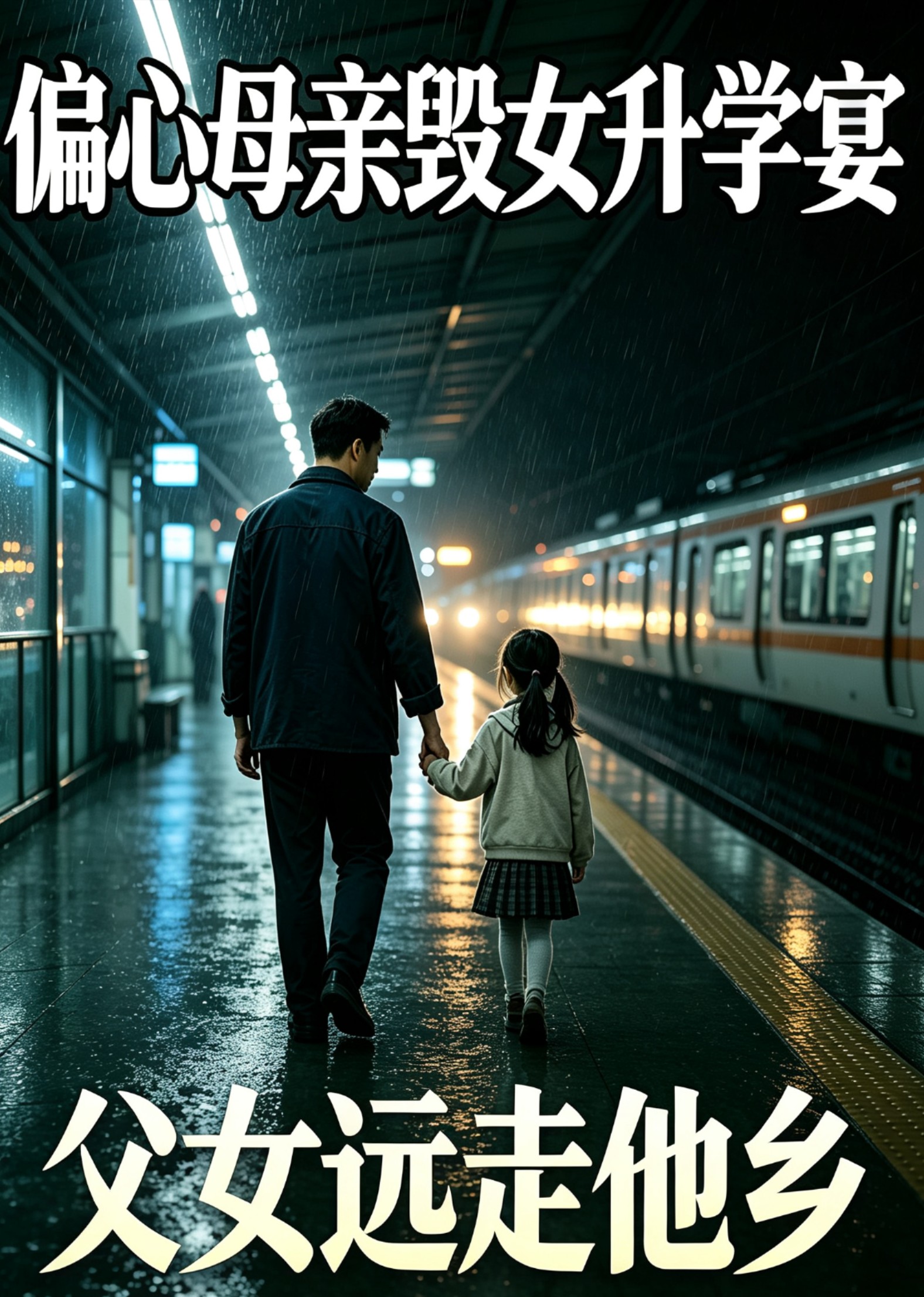 偏心母亲毁女升学宴父女远走他乡