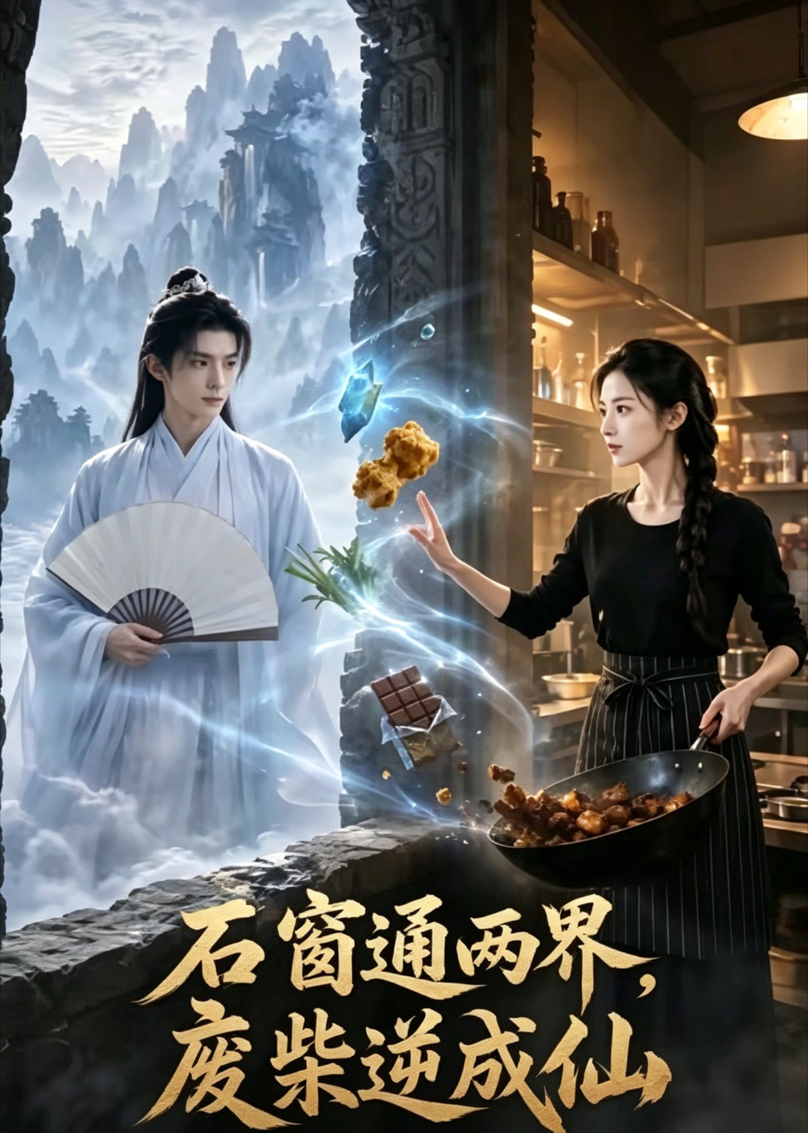 石窗通两界，废柴逆成仙封面图