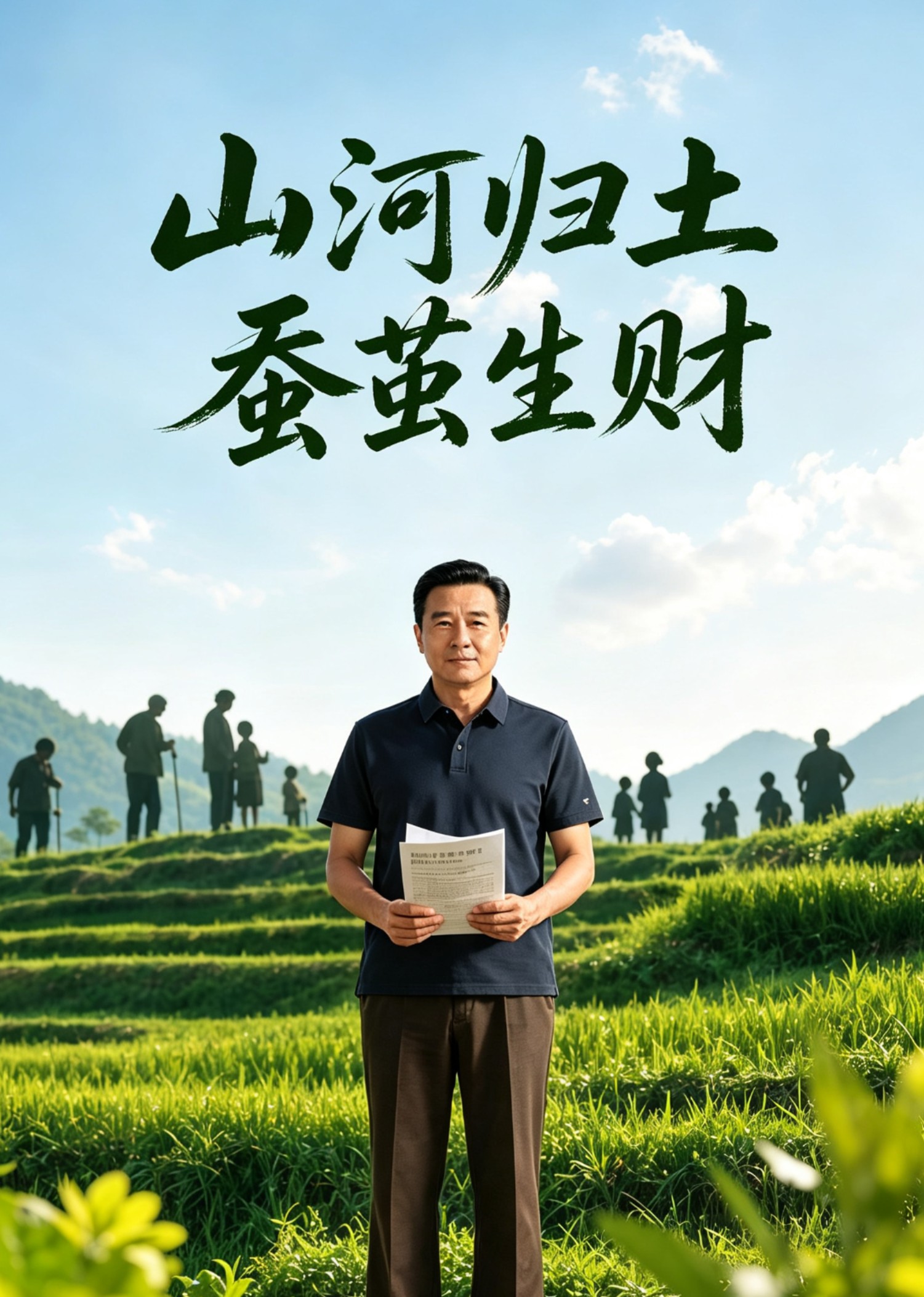 山河归土蚕茧生财