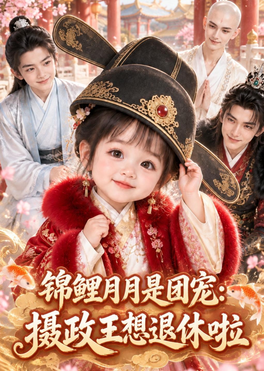 锦鲤月月是团宠，摄政王想退休啦封面图